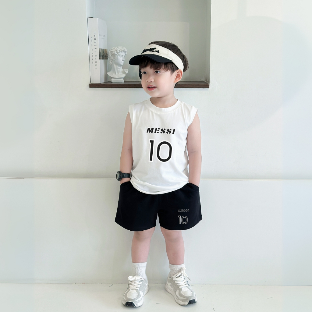 Bộ ba lỗ bé trai in số '10 Messi' - Loza Kids BL377_thumbnail_3