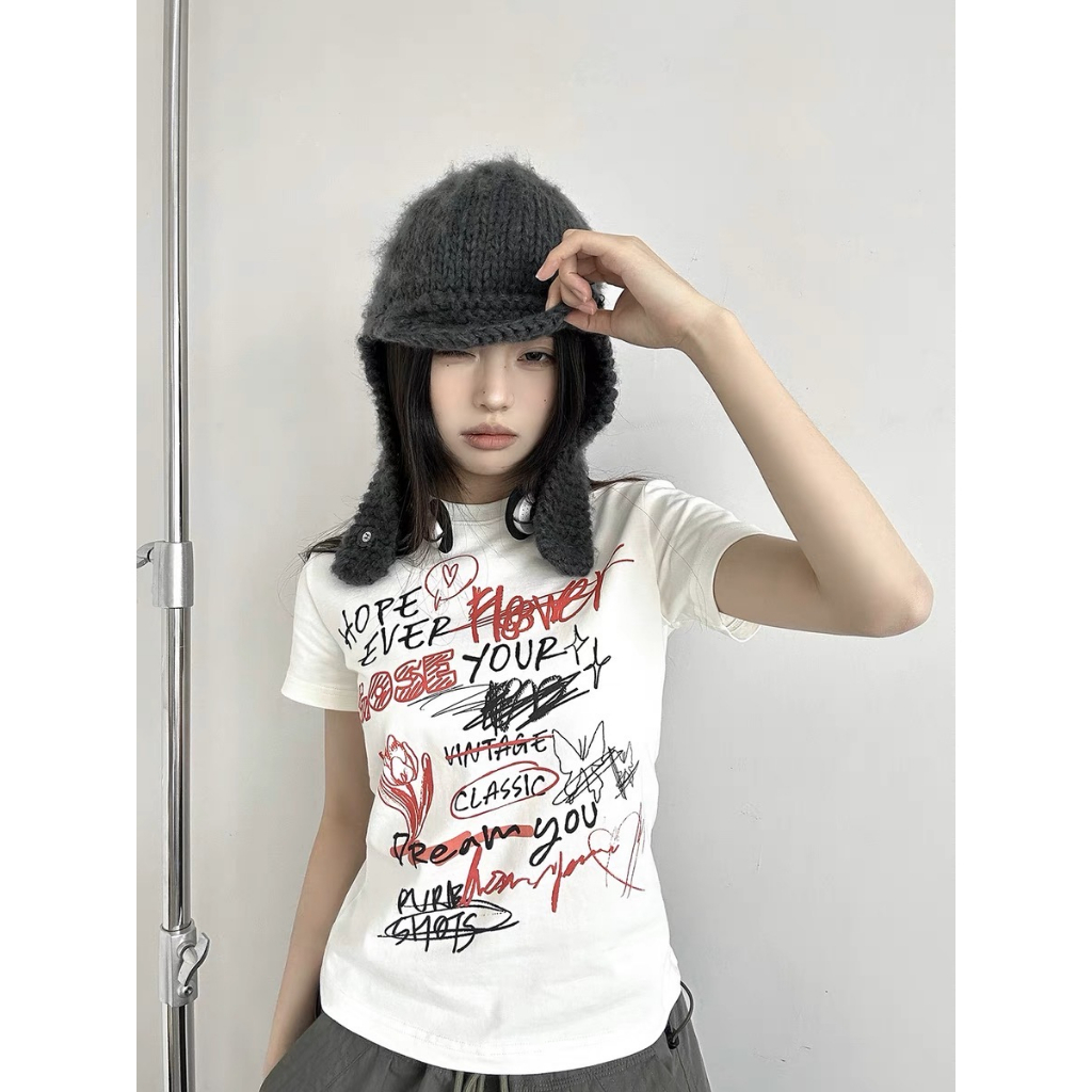 Áo thun baby tee AB002 Miucho chất vải cotton in brand name_thumbnail_4