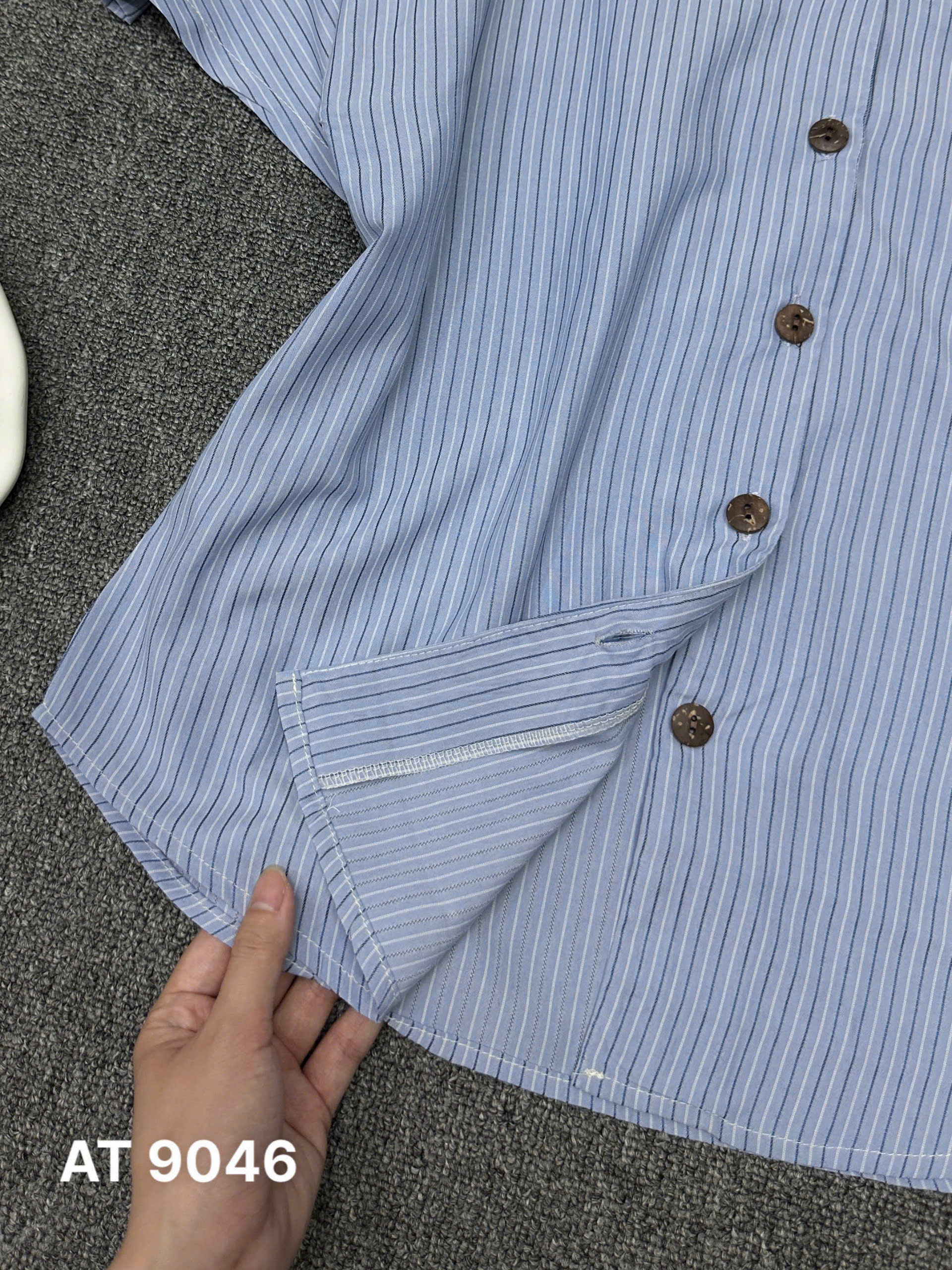 Áo sơ mi form rộng cổ chữ V bigsize AT9046 dành cho nàng béo mập từ 55-90kg_thumbnail_12