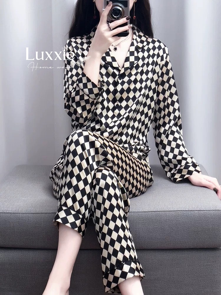 N27 Pijama kẻ caro lụa cao cấp_thumbnail_4