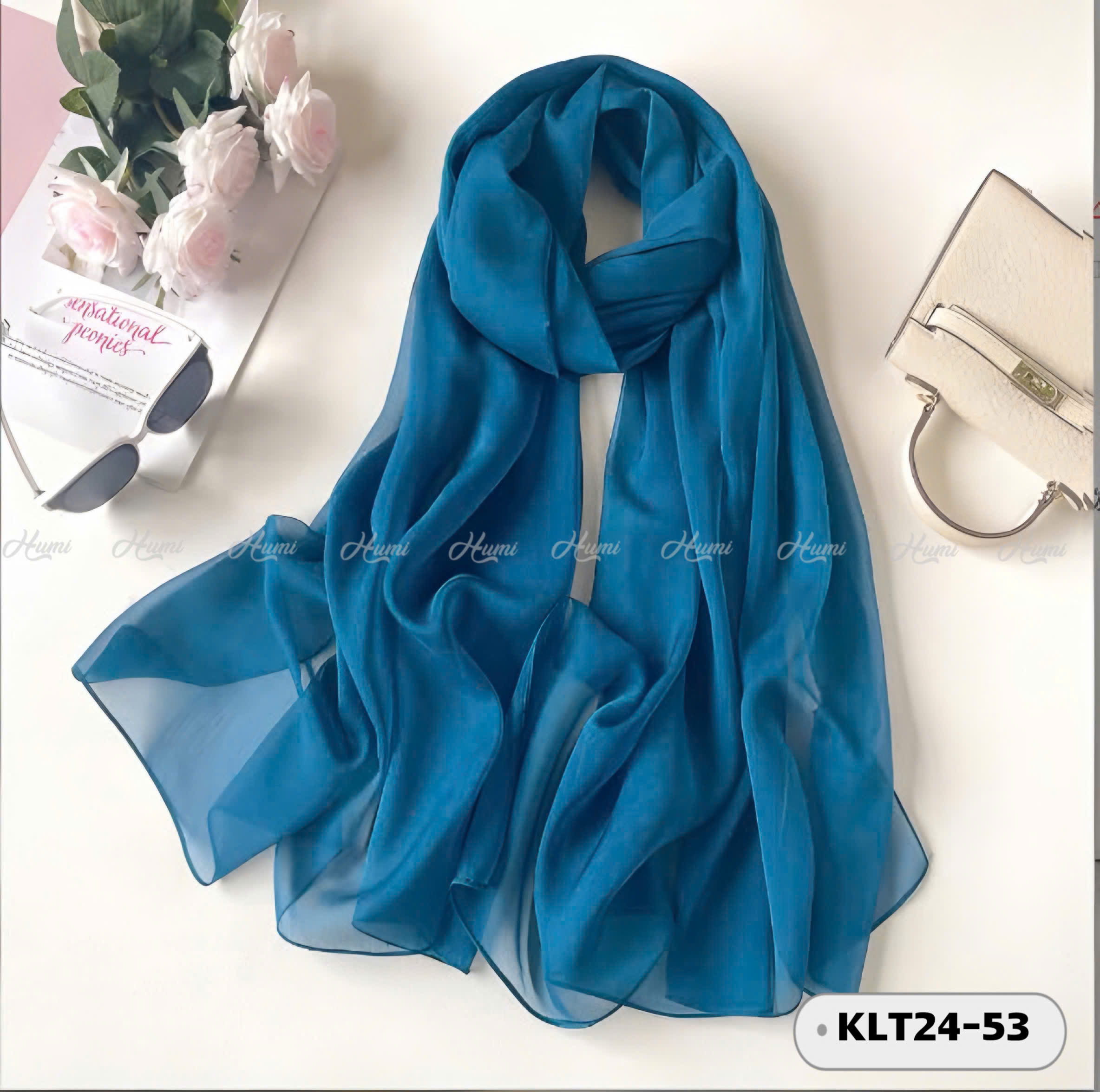 KHĂN TẰM GÂN TRƠN (KLT24-53 Xanh Jean)