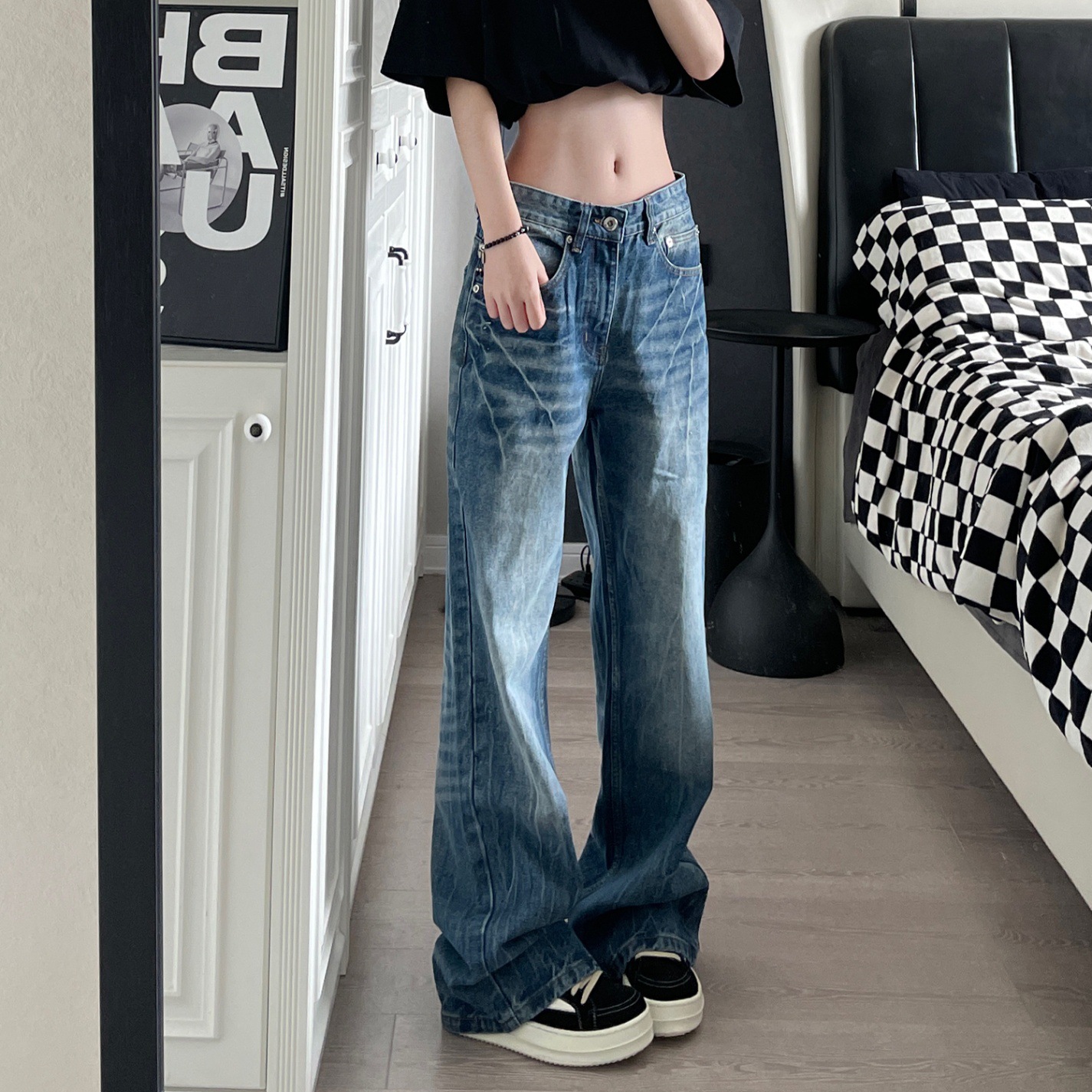 Quần Jeans Ống Rộng Vintage_thumbnail_3