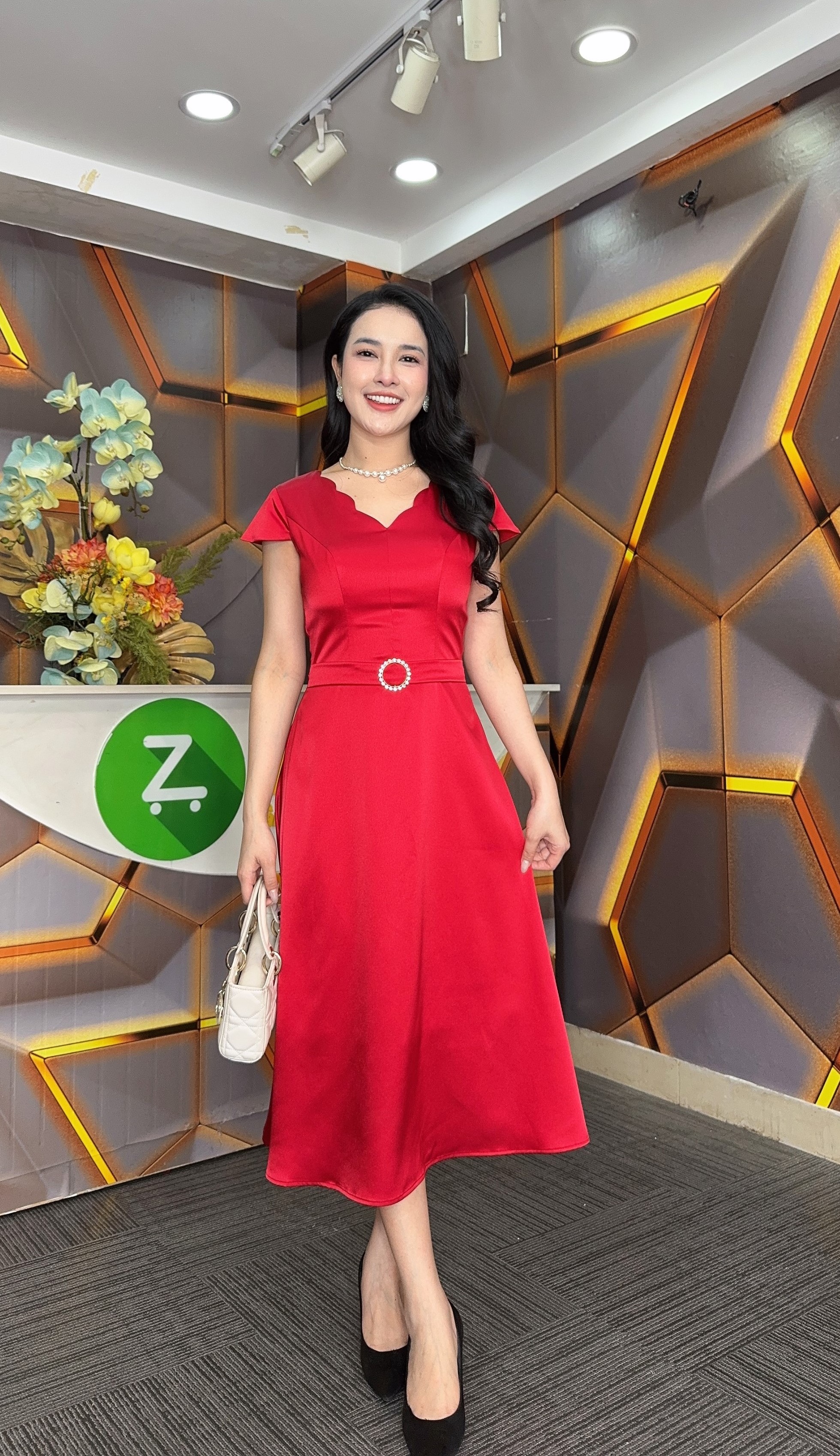 Đầm xòe - Y1913 - Thương hiệu Zonbig