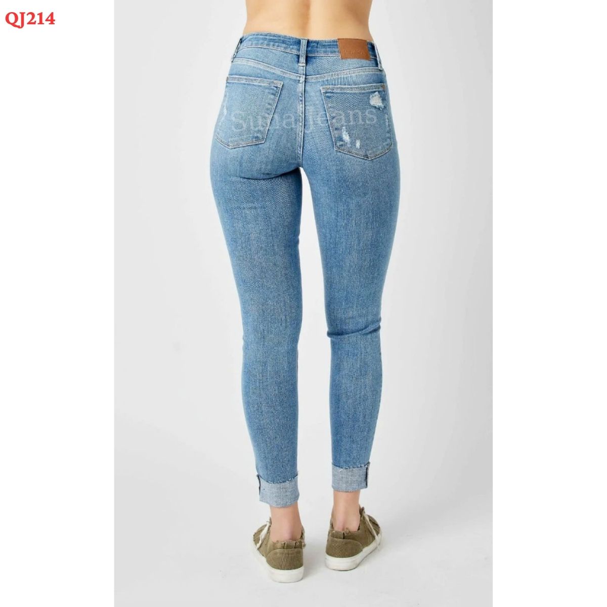 QJ214- QUẦN JEANS SKINNY RÁCH_thumbnail_3
