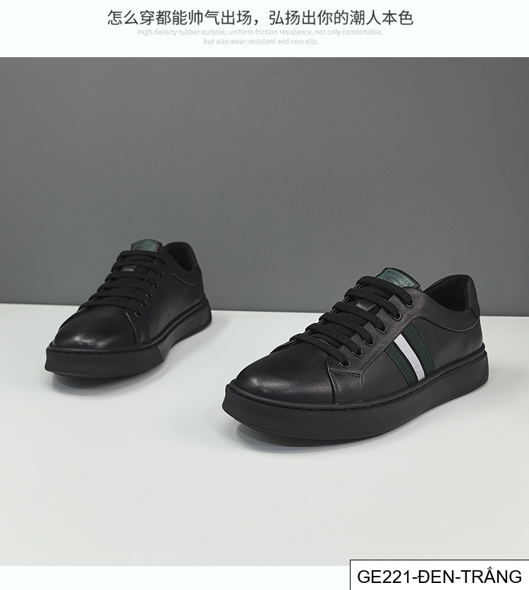 GE221 - Giày thể thao nam da thật giày thường ngày cao cấp dễ phối hợp thời trang nam giày nam ga châu Âu sang trọng nhẹ nhàng xỏ chân lười_thumbnail_17