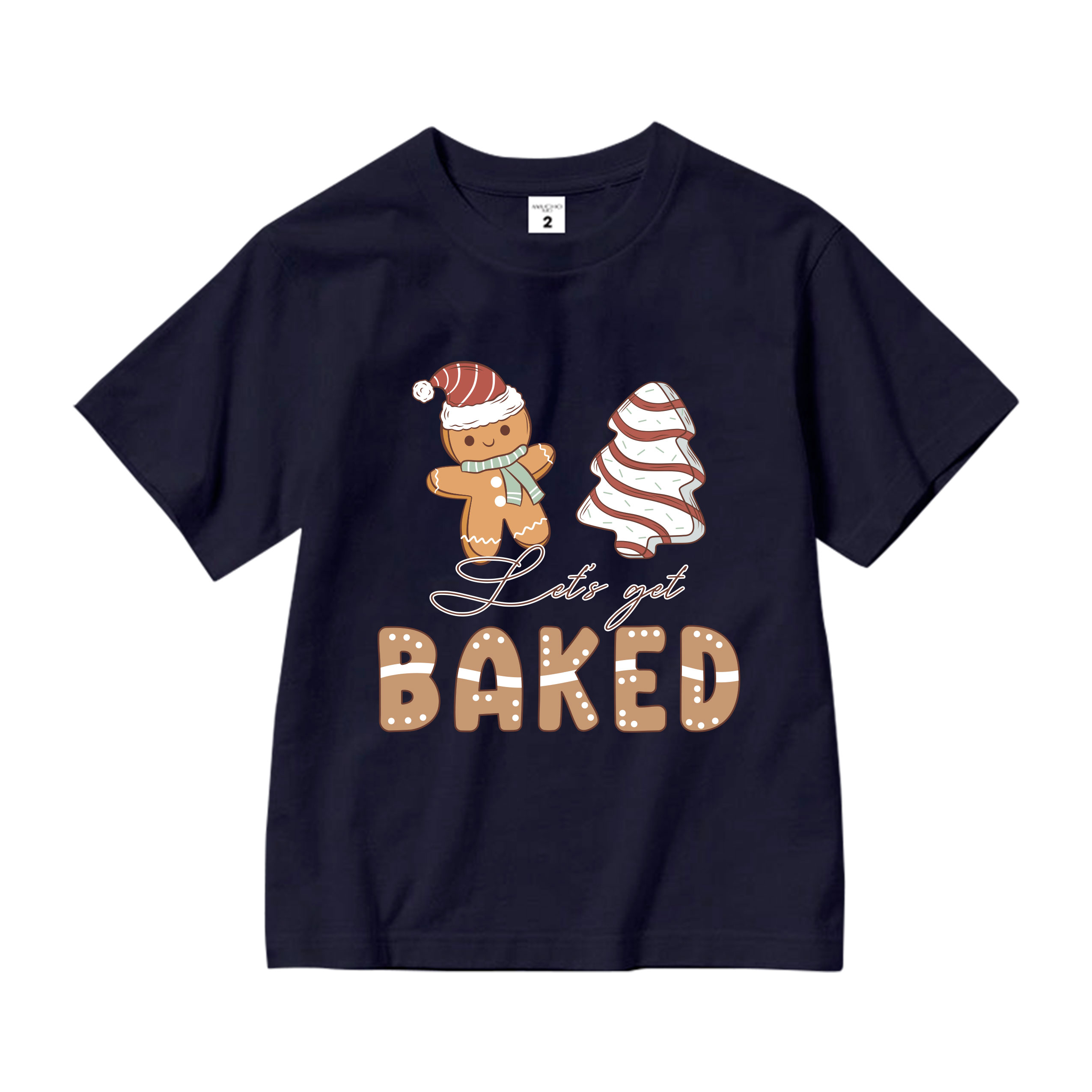 Áo thun bé gái giáng sinh noel from rộng chất vải cotton thoáng mát AED1705 Miucho Kid in graphic_thumbnail_12