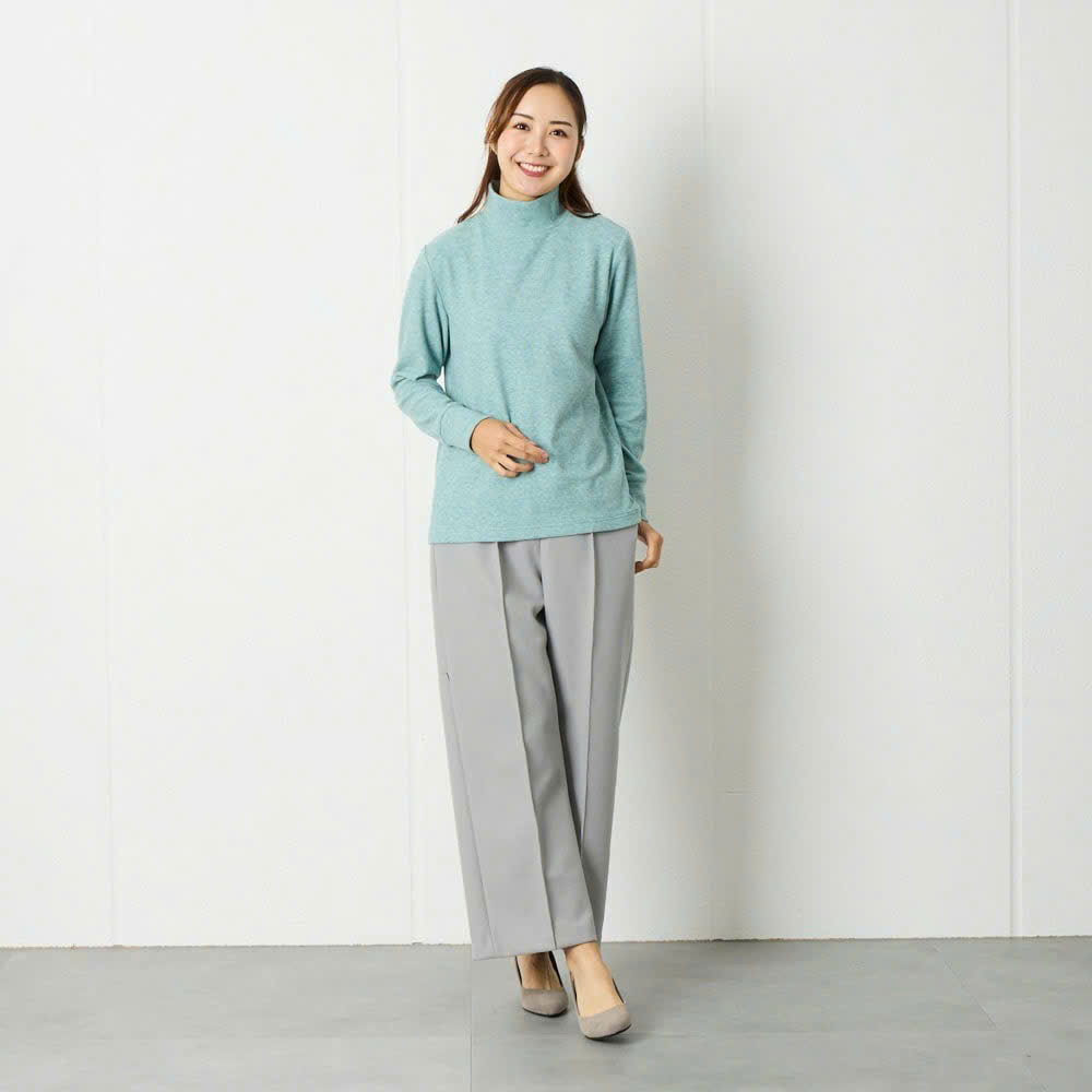 E617- Áo thun nỉ cổ lọ