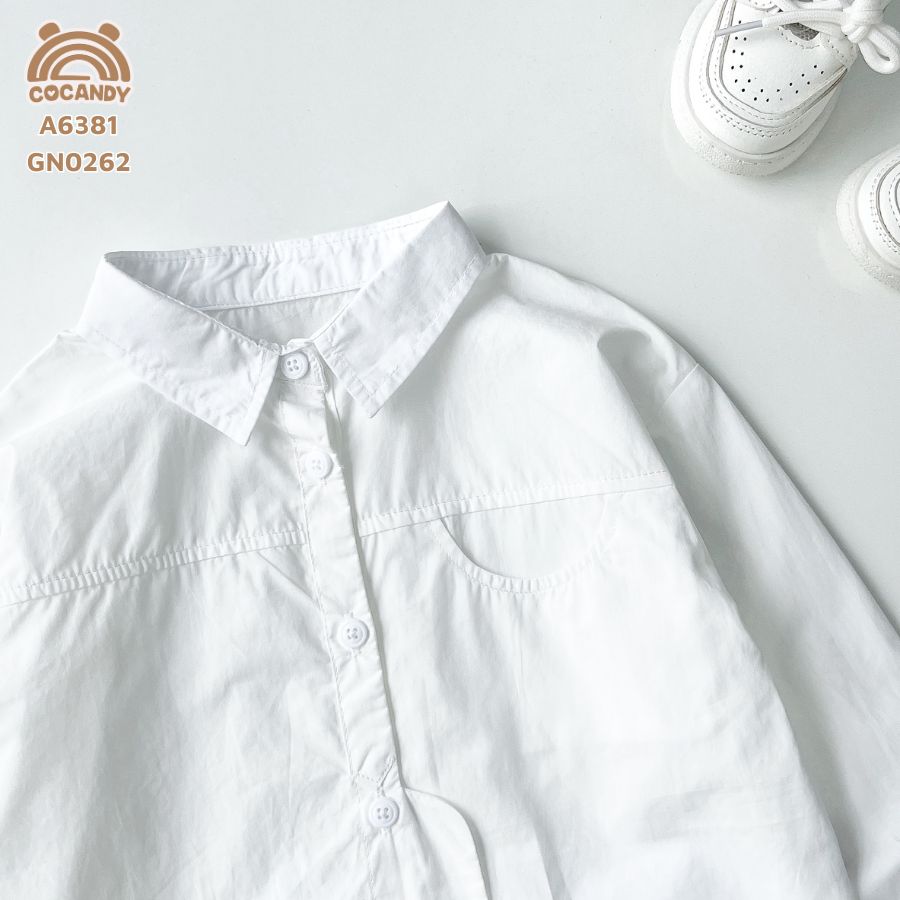 Áo dài sơ mi TRẮNG túi ngực khoét tròn_thumbnail_3