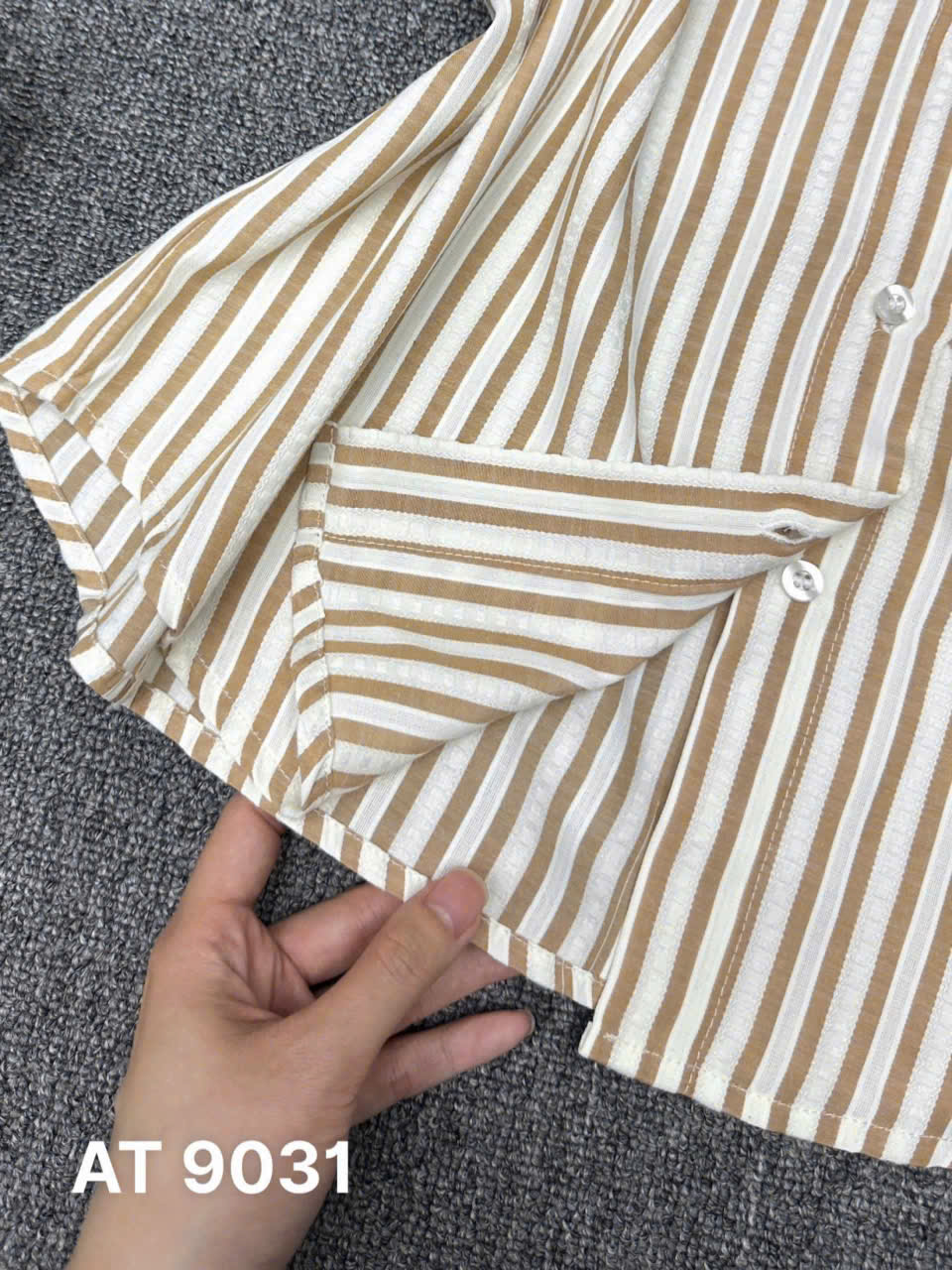 Áo sơ mi sọc có túi kiểu bigsize AT9031 dành cho nàng béo mập từ 55-90kg_thumbnail_15
