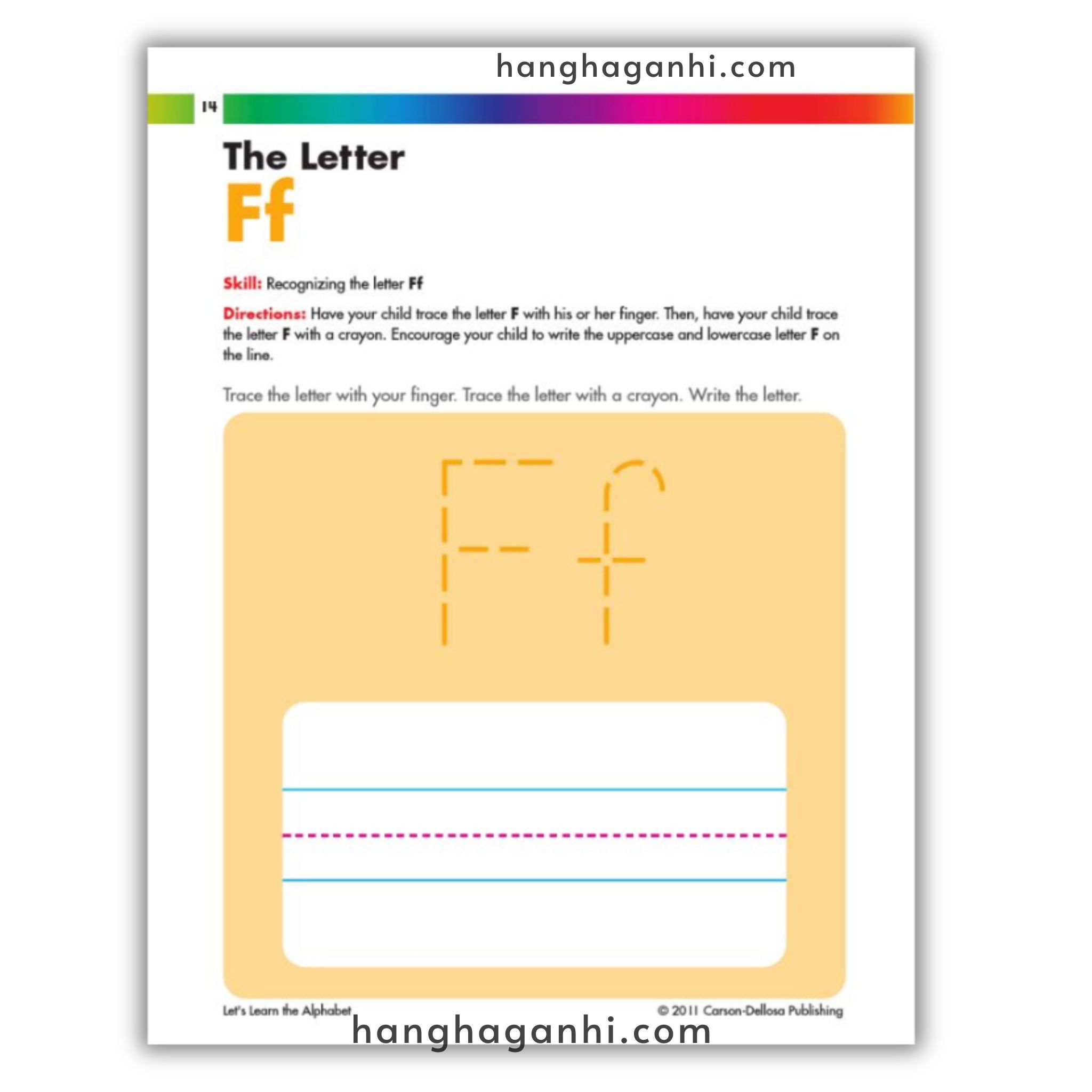 Spectrum 2+ Lets Learn the Alphabet for Early Years, sách Mỹ cho bé_thumbnail_5