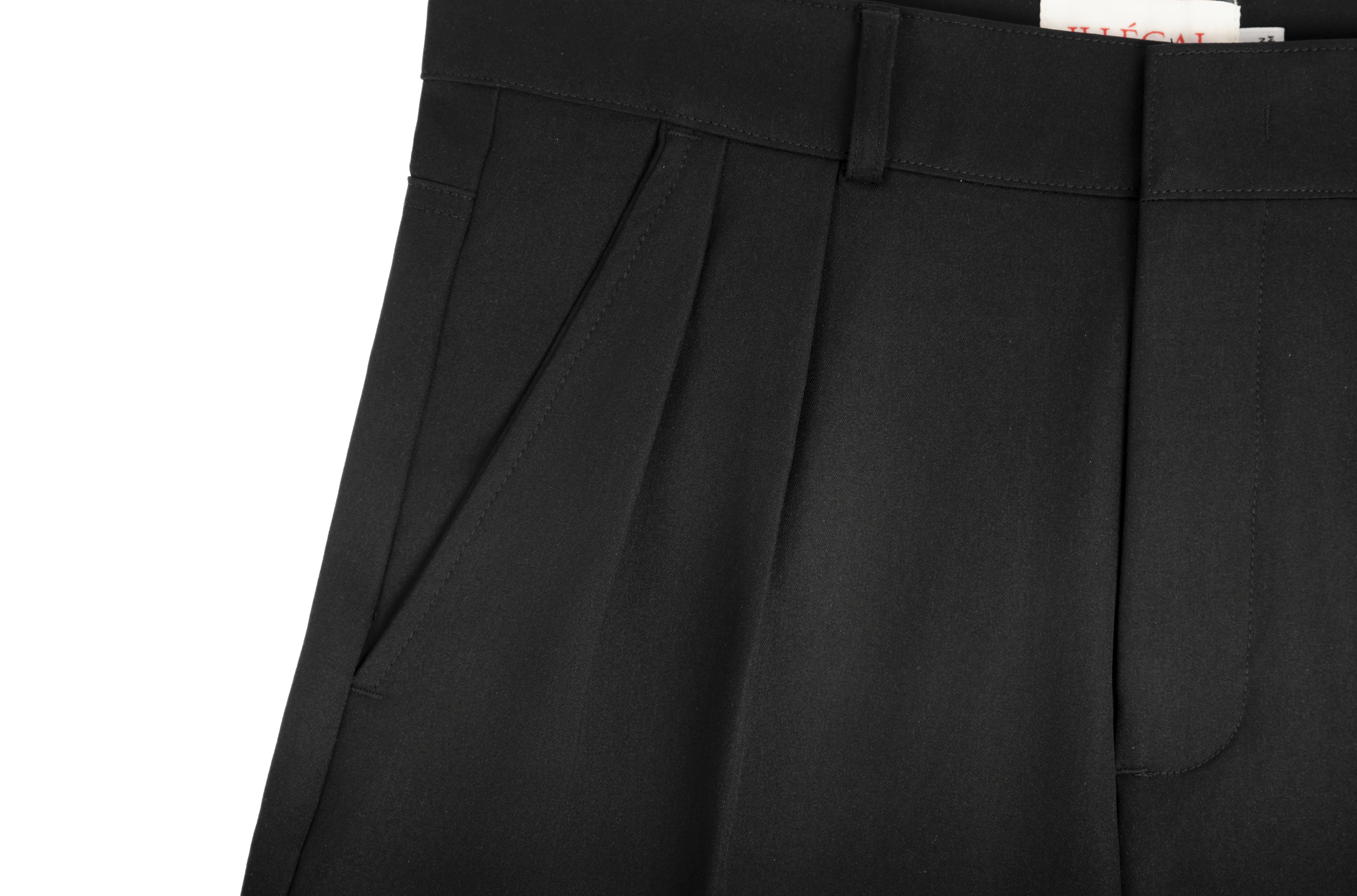 PLEATED WIDE-LEG FLARE PANTS_thumbnail_3