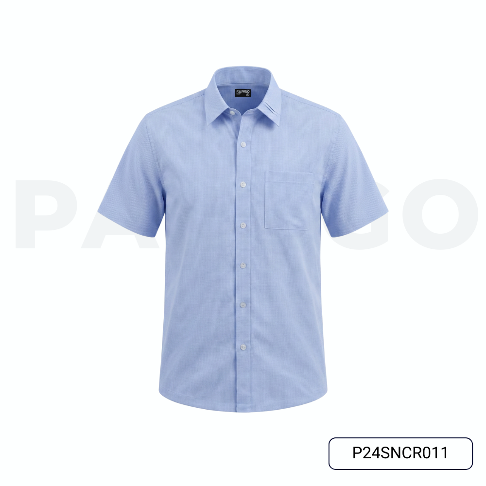 Áo sơ mi nam trung niên PAPAGO tay ngắn lai ngang - P24SNCR011_thumbnail_7
