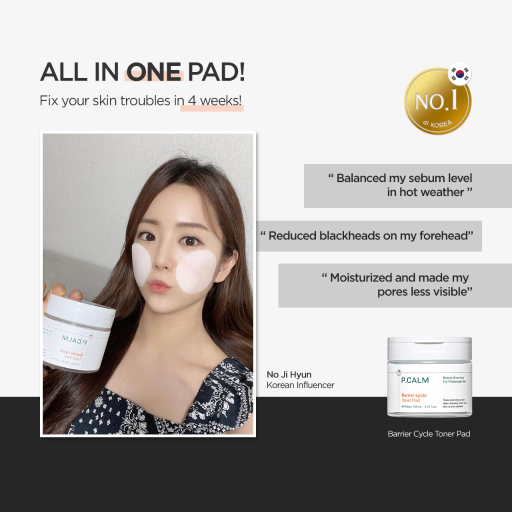 P.calm Barrier Cycle Toner Pad 60 pads 160ml_thumbnail_5