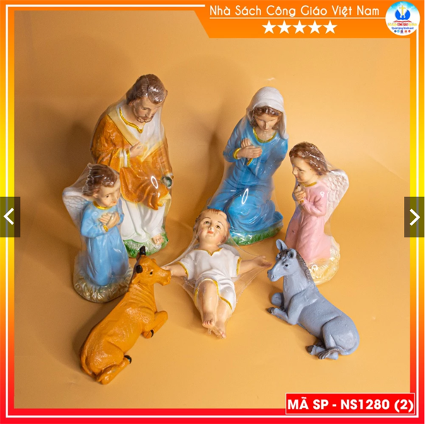 Bộ Noel Giáng Sinh 20cm (7 tượng) ✔_thumbnail_0