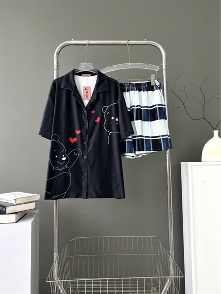 [Thun07]Đồ Bộ Vải Thun Bigsize – Mặc Lạnh, Nhẹ Tênh, Họa Tiết Cute Cho Nàng 65–85kg