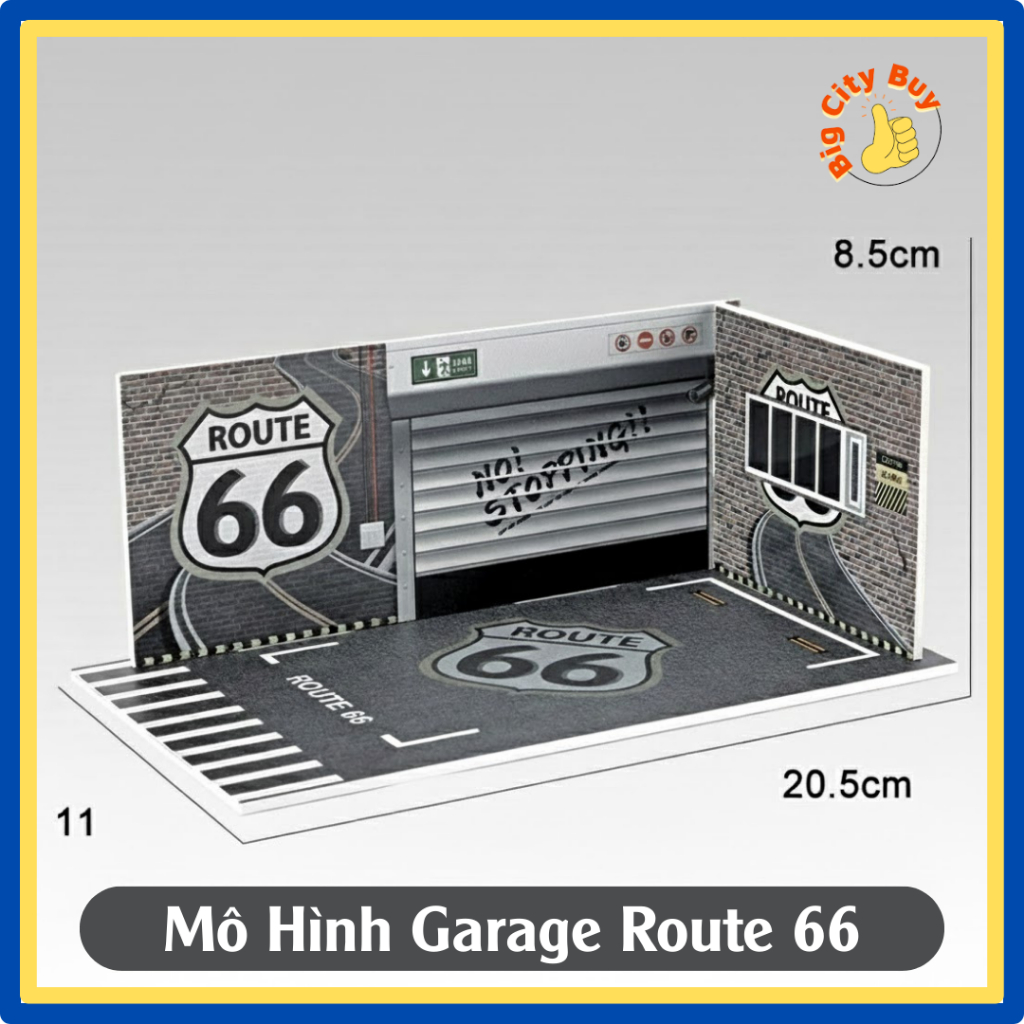 Diorama Garage Đa Tầng Trưng Bày Xe 1:32