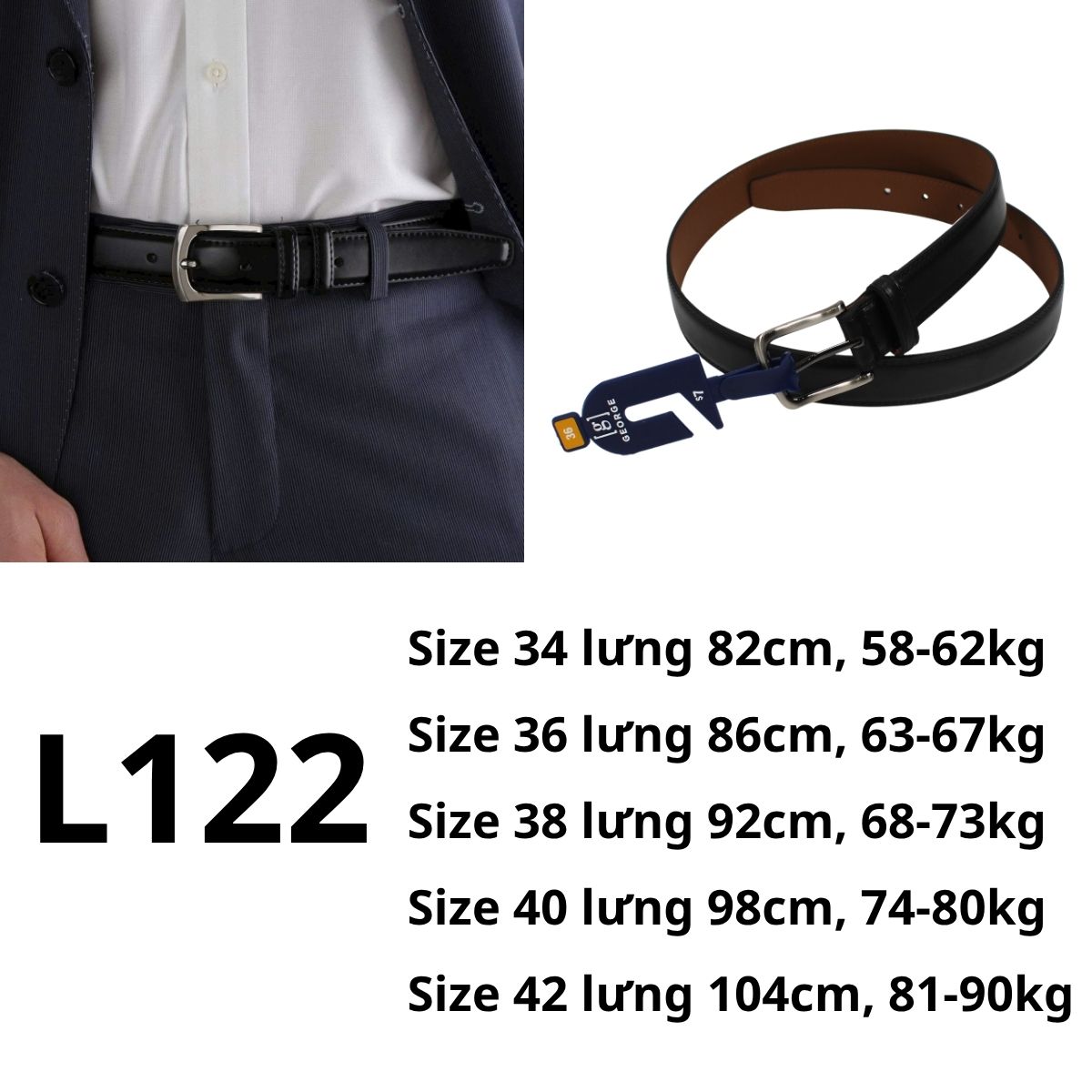L122 Thắt lưng nam-nữ xịn