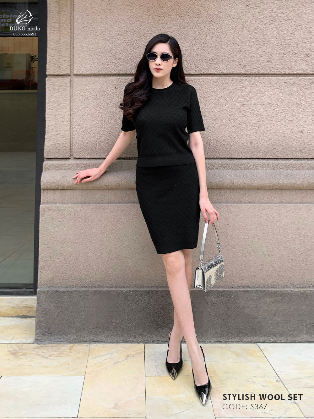 Set Bộ Váy Len S367 P-012