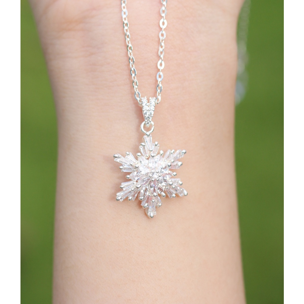 Dây chuyền bạc mặt bông tuyết N03 Quà tặng sinh nhật, bạn gái, bạn bè, người thân ý nghĩa_thumbnail_3