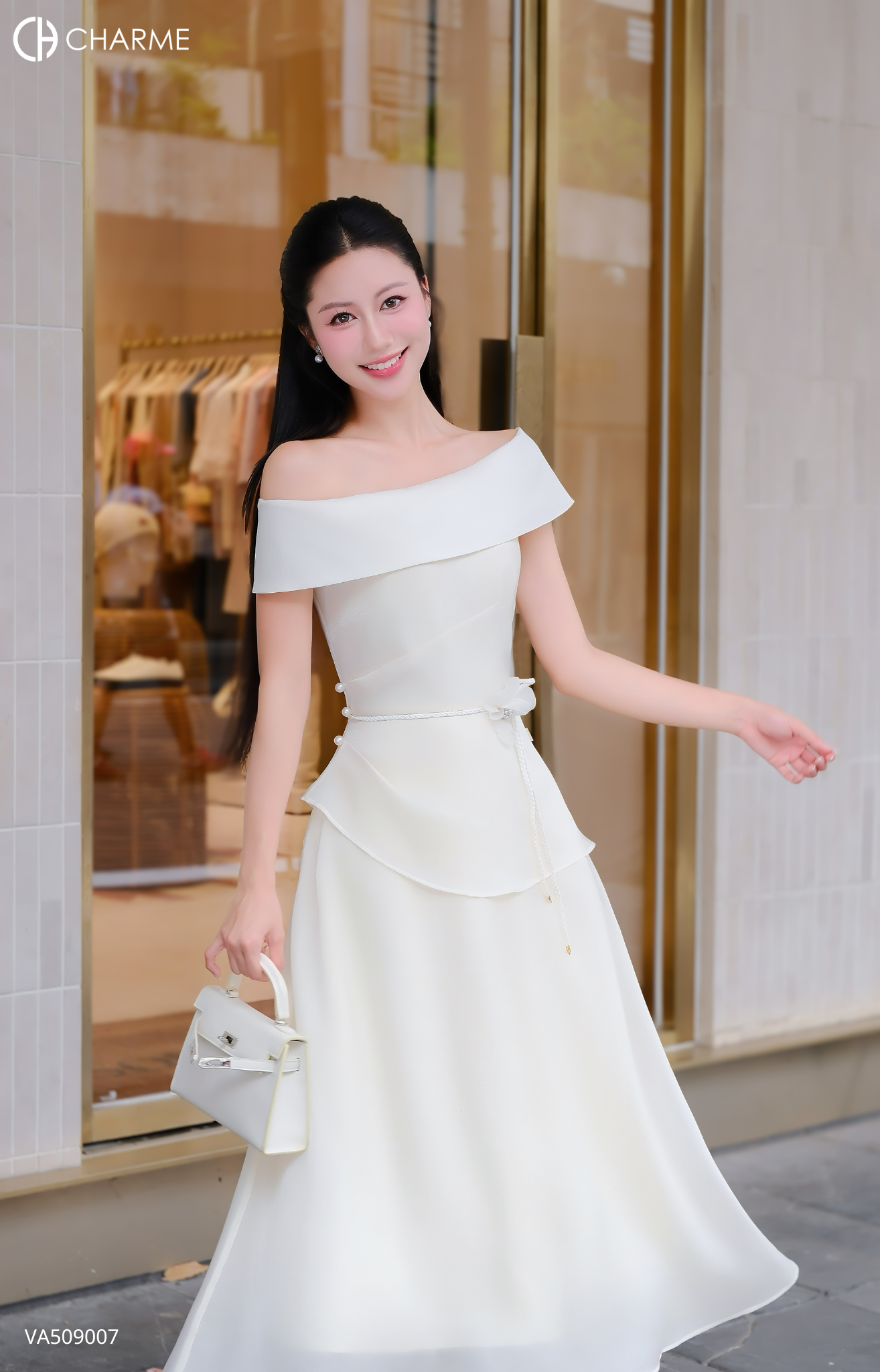 Váy trễ vai giả set kèm dây_thumbnail_1