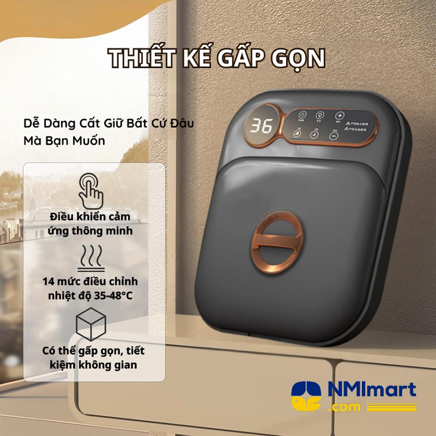 Máy ngâm chân an toàn, gấp gọn, dễ dùng cho người lớn tuổi