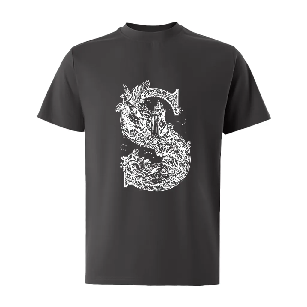 Áo thun form rộng nam Miucho Iconic vải cotton thoáng mát trẻ trung chữ S basic 2764_thumbnail_11