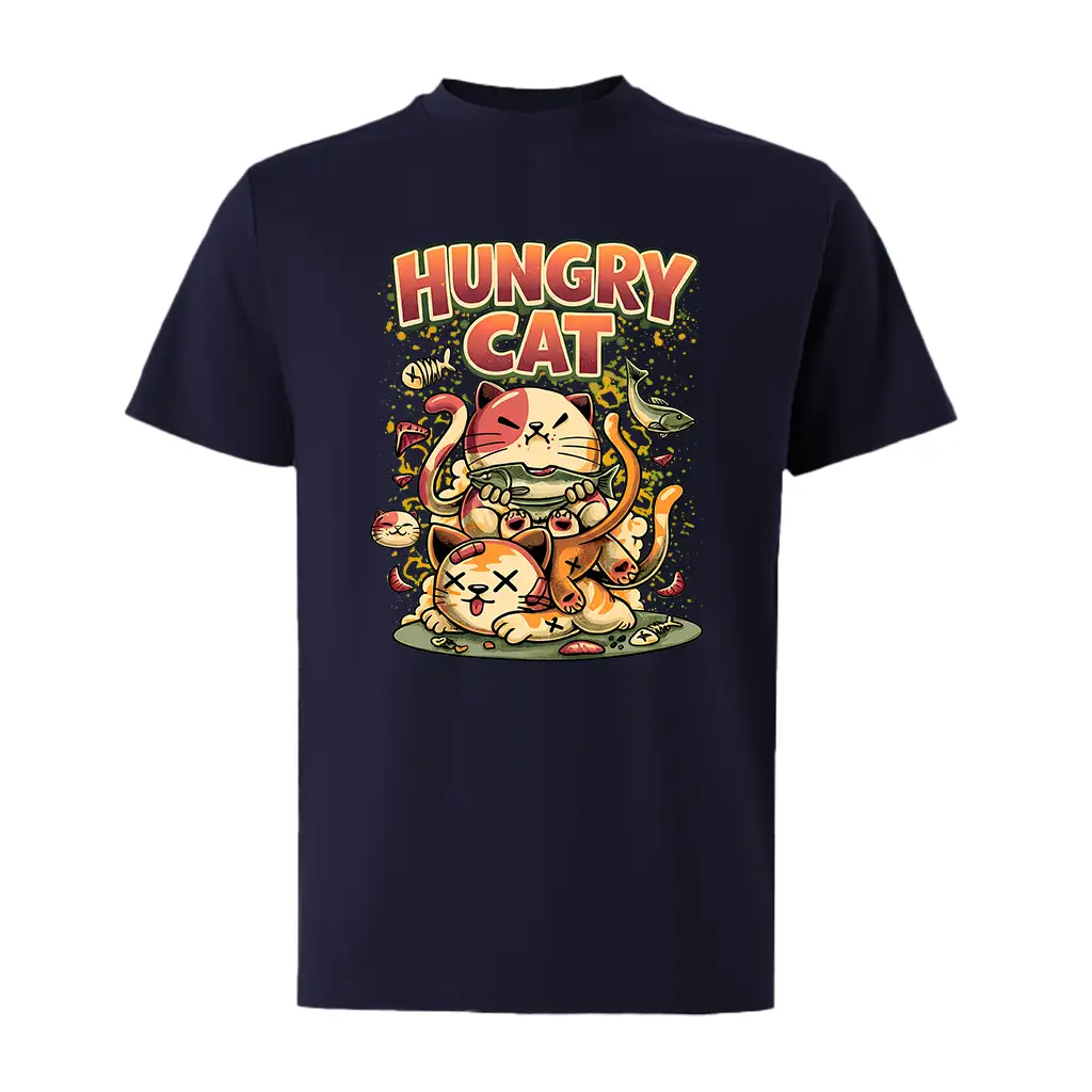 Áo thun form rộng Hungry Cat TeePrint 3239_thumbnail_13