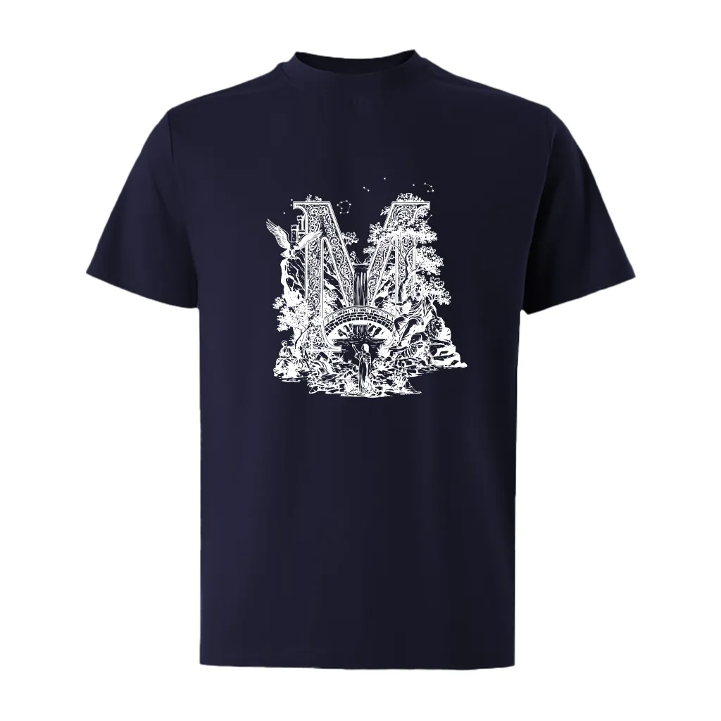 Áo thun nam form rộng Miucho Iconic vải cotton co giãn 2 chiều thoáng mát dễ phối đồ in chữ cái M 2758_thumbnail_13