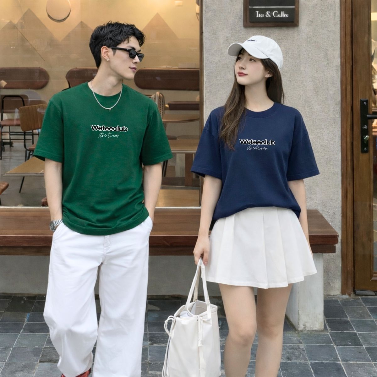 Áo thun unisex UX30-1143 WETEE Club streetwear dáng oversized local brand