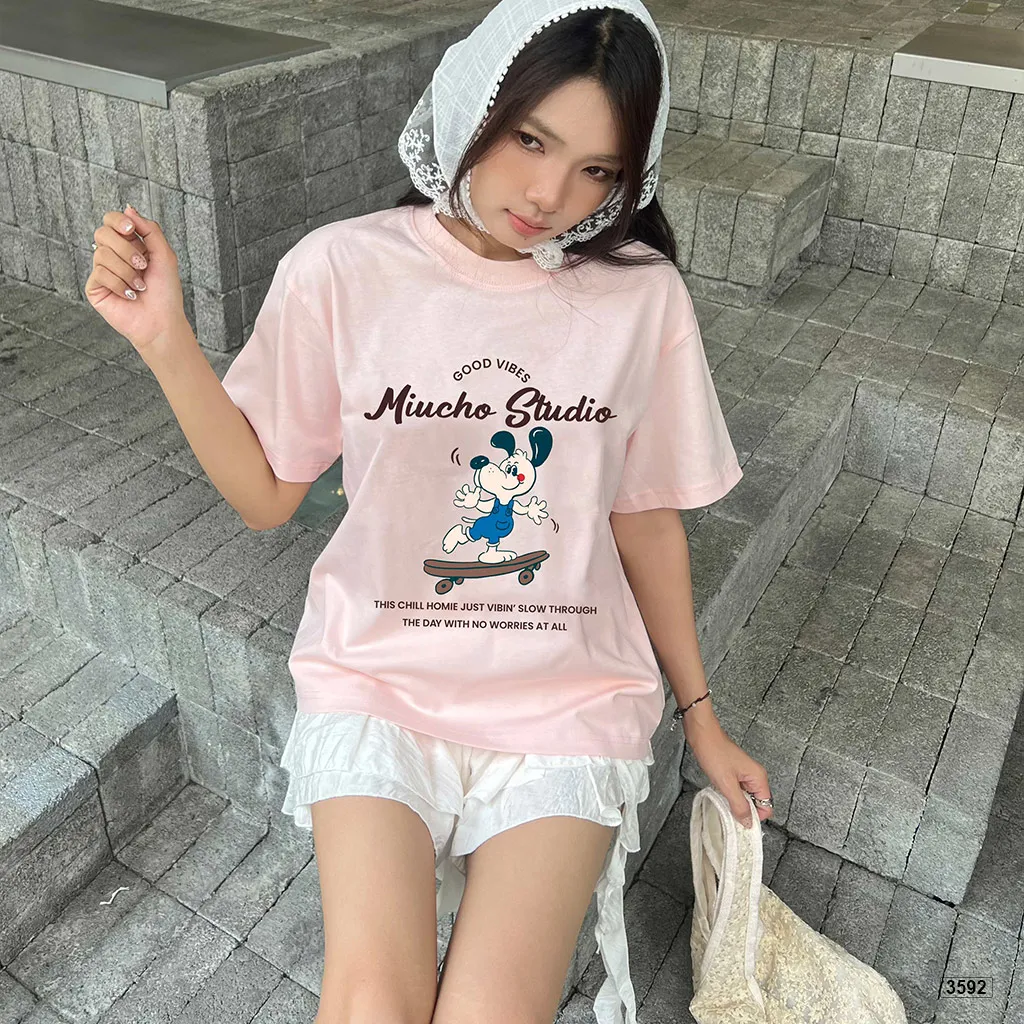 Áo thun boxy hoạt hình mẫu mới Miucho Studio 3592_thumbnail_4
