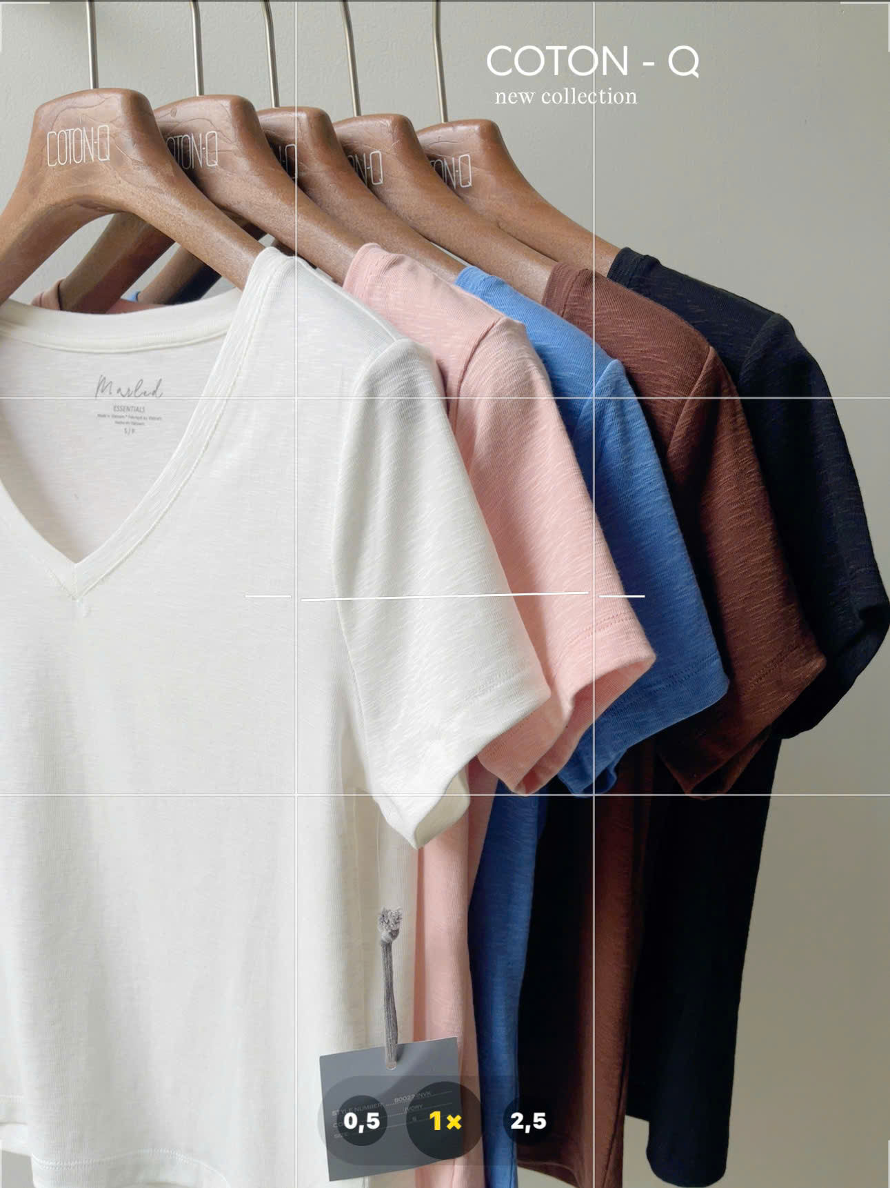 Áo thun xước cổ tim ( ĐEN ) - TRỘN CHIỀU DÀI_thumbnail_9