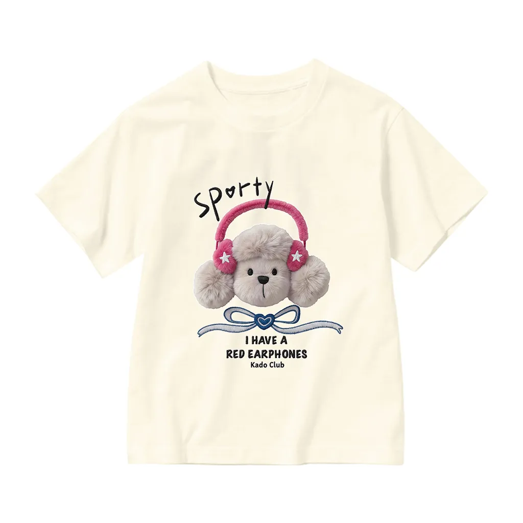 Áo thun cho bé gái dễ thương Kado vải cotton co giãn thoáng mát thoải mái thấm hút tốt 2929_thumbnail_11