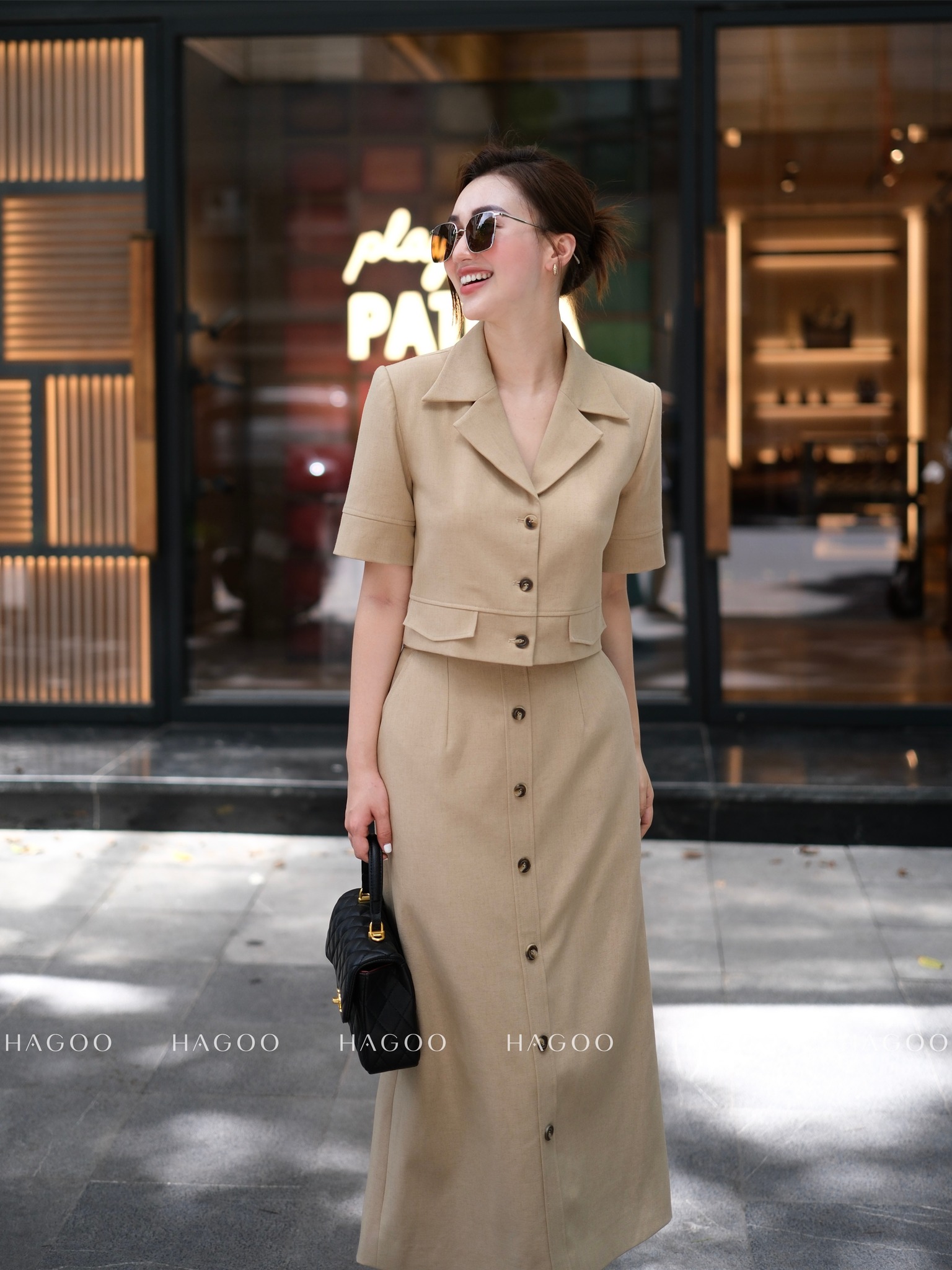 Set áo vest lửng và chân váy HAGOO_thumbnail_1