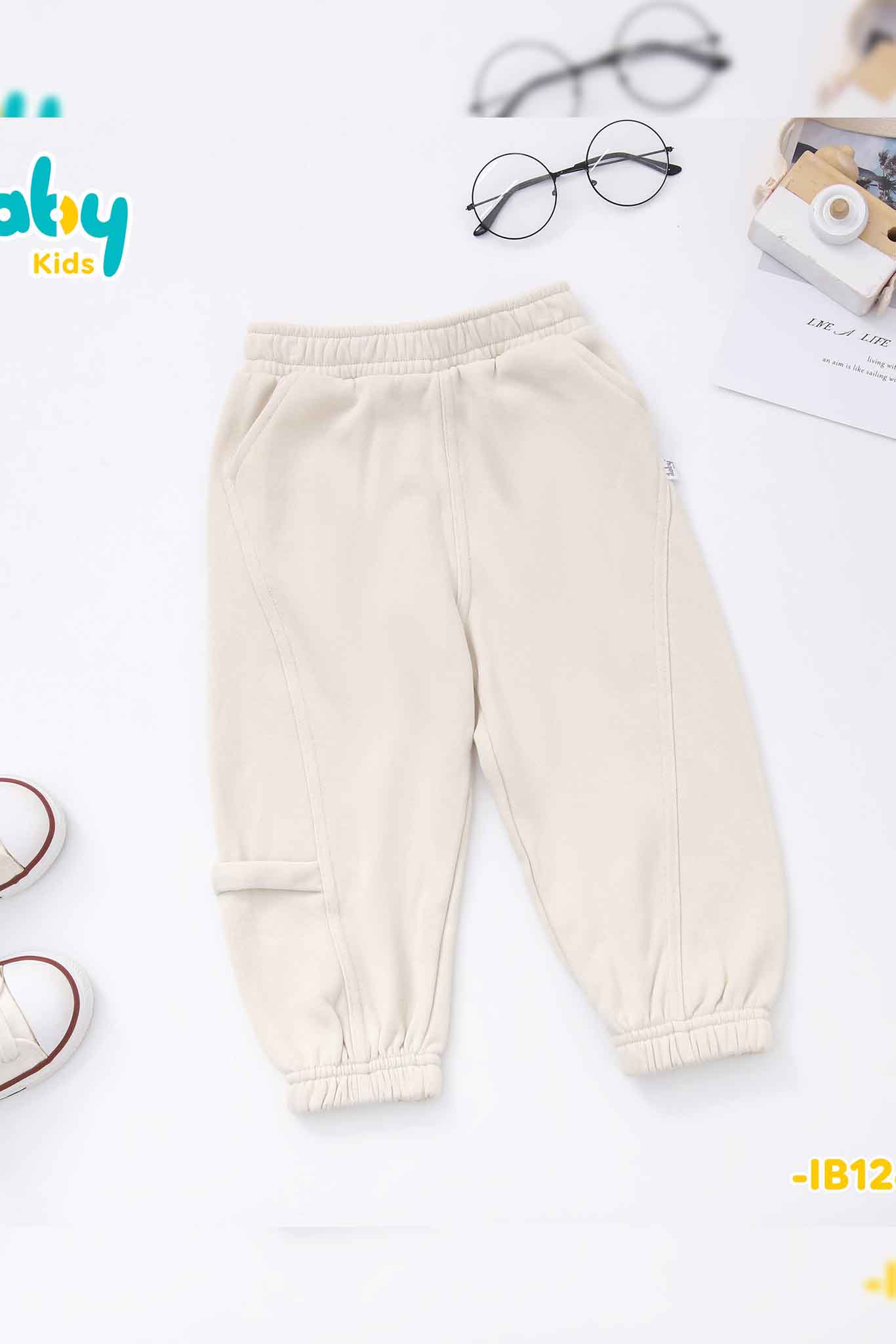 Quần dài bổ phối gấu bo_thumbnail_2