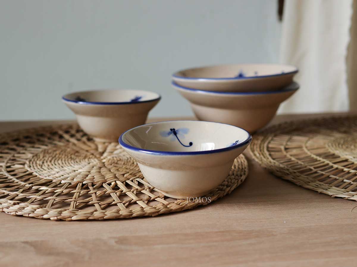 Chén chiết yêu 13cm gốm chuồn chuồn J000243_thumbnail_3