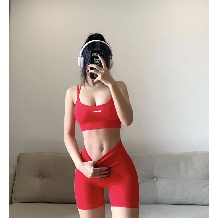Set Đùi Thể Thao 2 Dây Đôi Botee