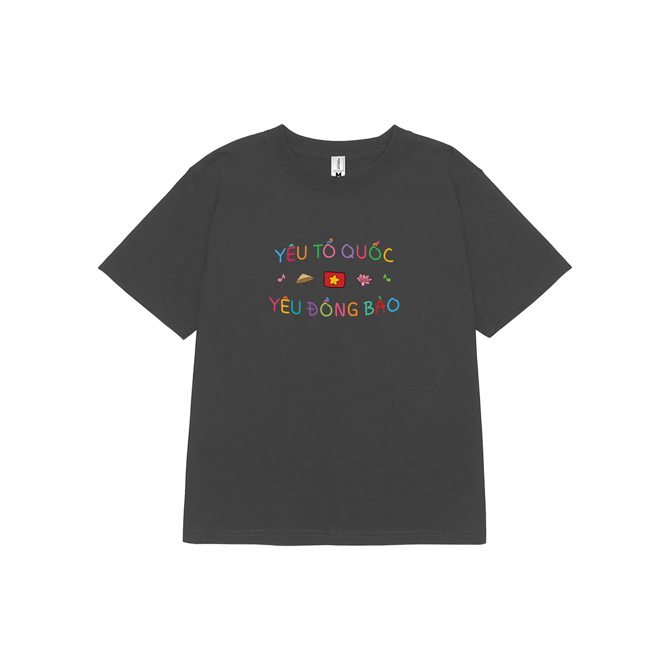 Áo baby tee ôm eo Việt Nam tôi yêu 2128 Miucho cổ tròn vải cotton 4c co giãn thoáng mát in mix_thumbnail_0