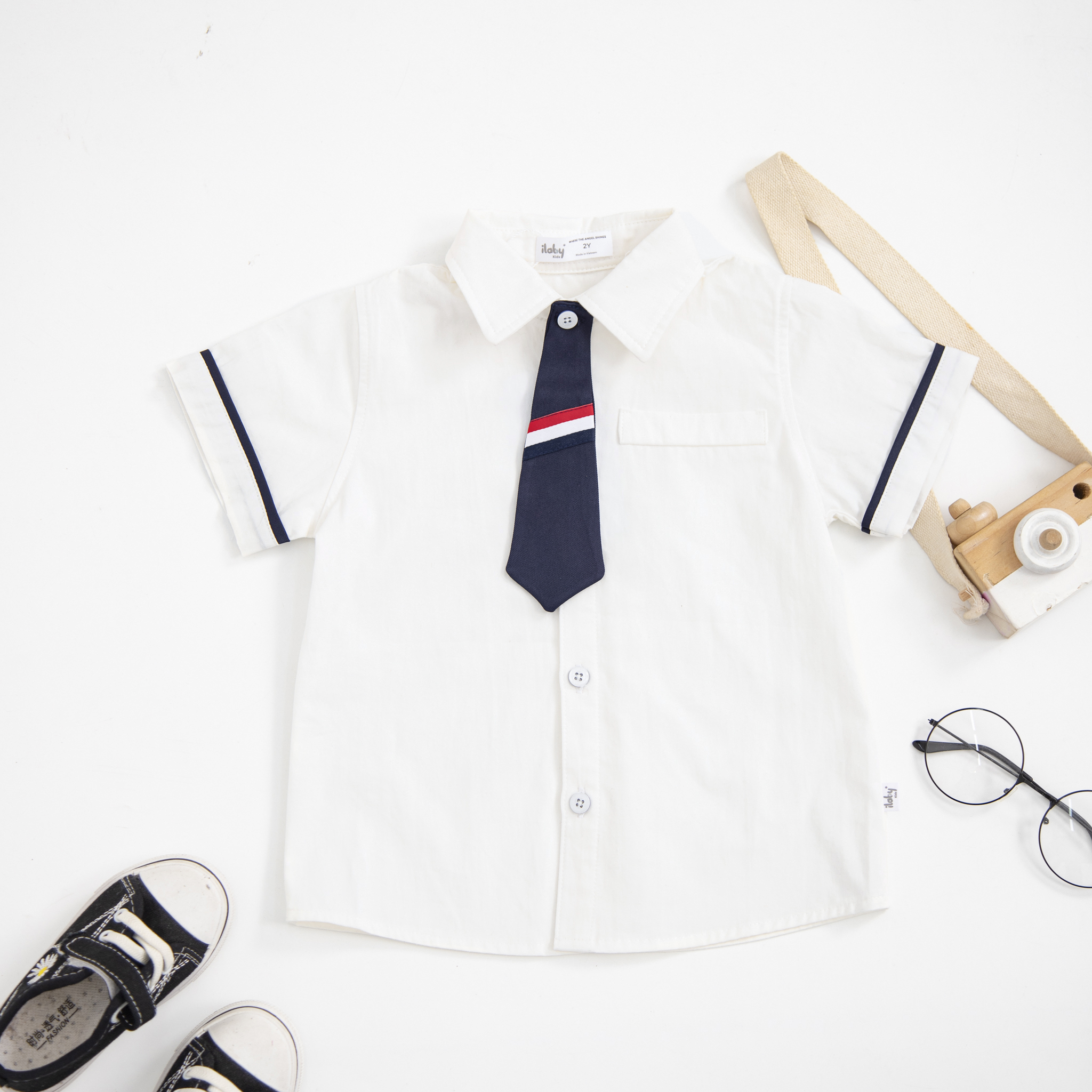 Áo sơ mi cộc tay cài cavat_thumbnail_6