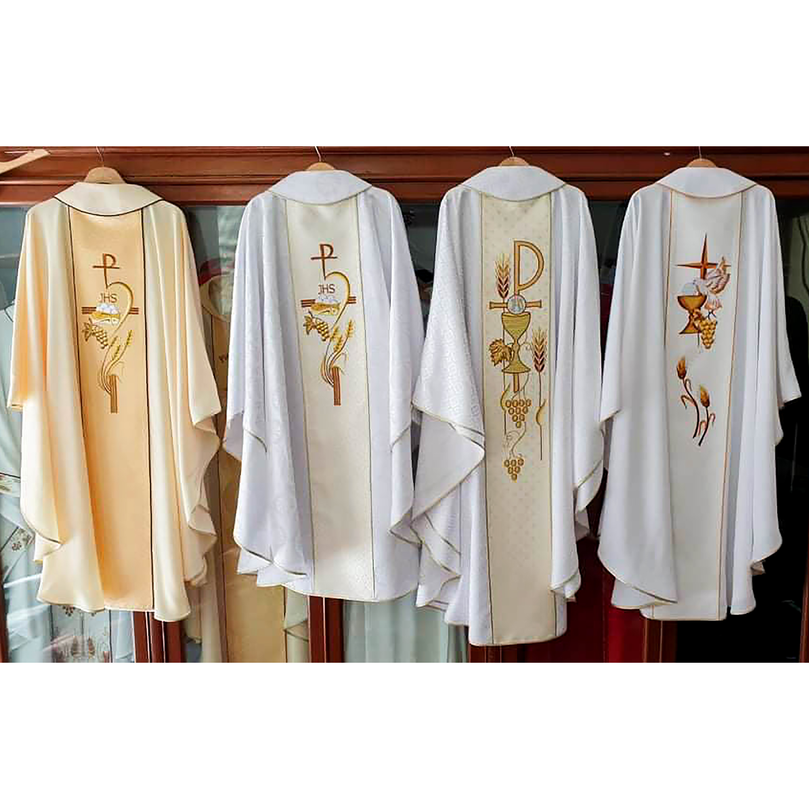 Áo lễ linh mục màu trắng - Qùa tặng tân linh mục - Qùa tặng cha xứ