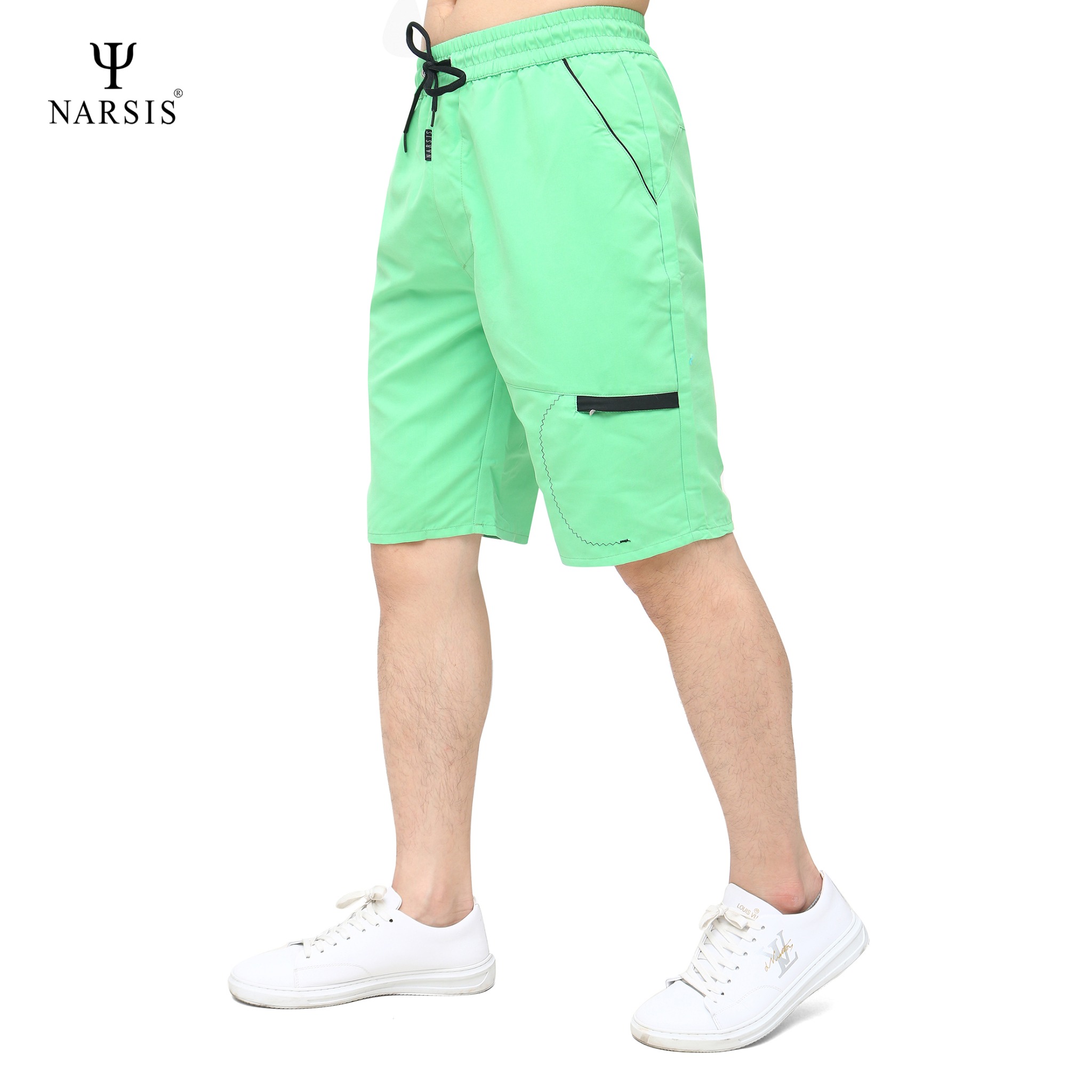 QUẦN SHORT NAM S8054 S8054 NARSIS PE NHẸ, THOÁNG KHÍ, THẤM MỒ HÔI, CHẤT LIỆU BỀN, CHỐNG NẮNG