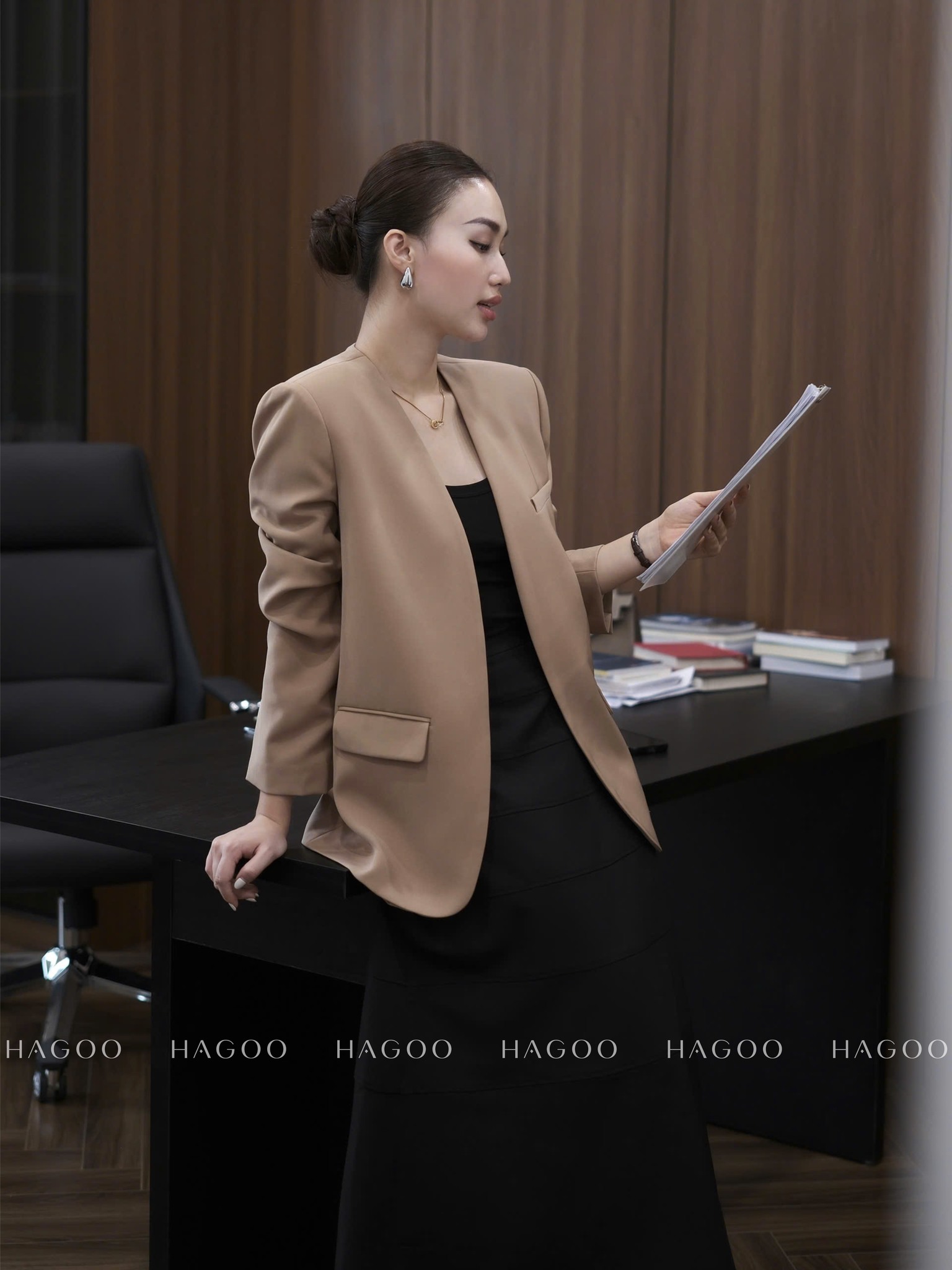 Áo Blazer không ve 4 màu HAGOO_thumbnail_21