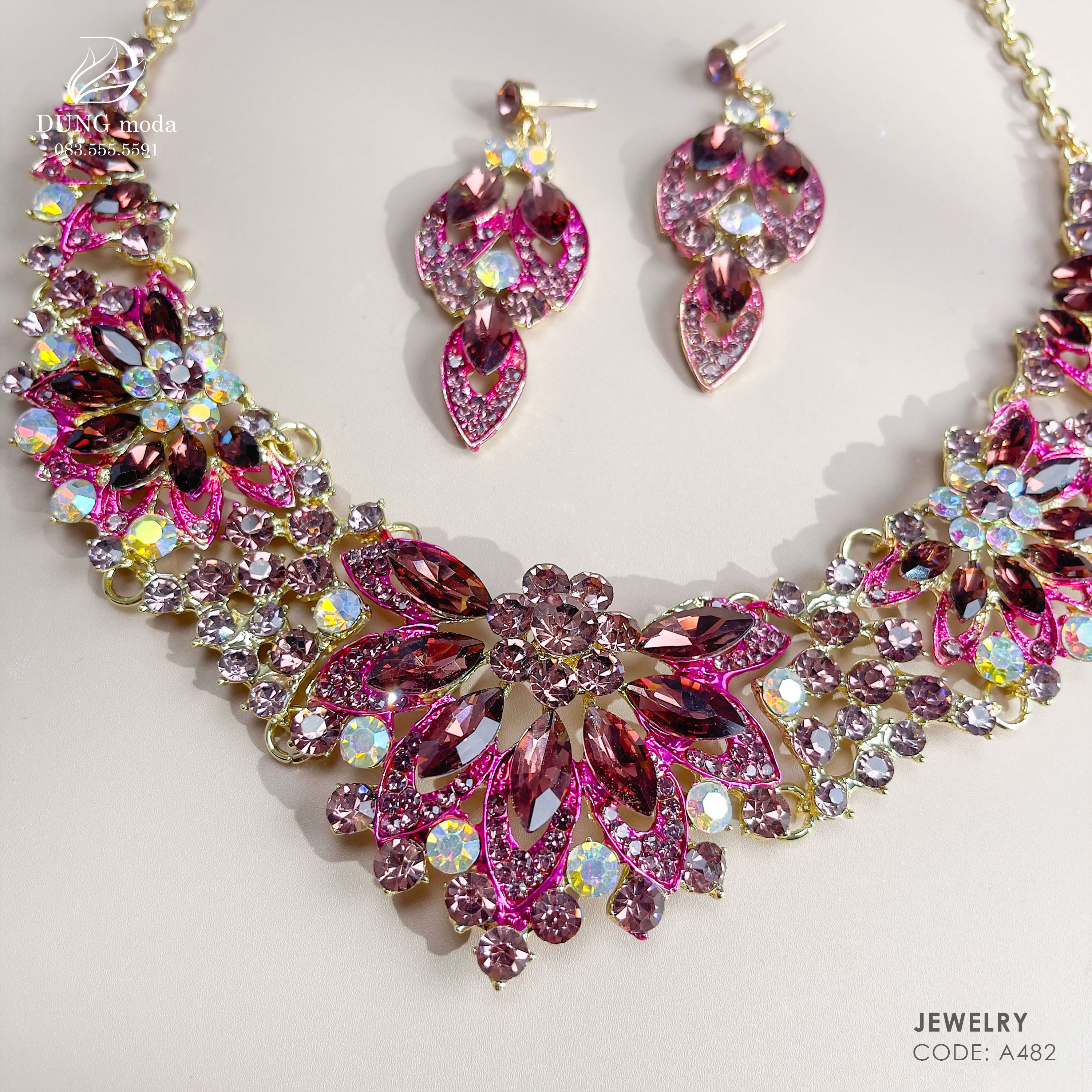 Bộ Trang Sức Pha Lê A482_thumbnail_5