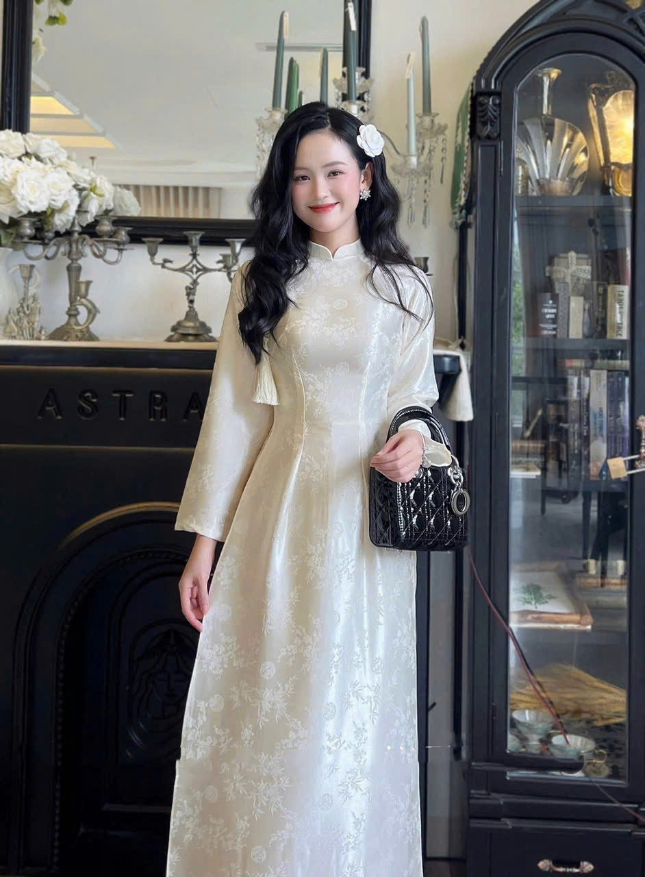 Áo Dài Nữ Màu Ivory_thumbnail_1