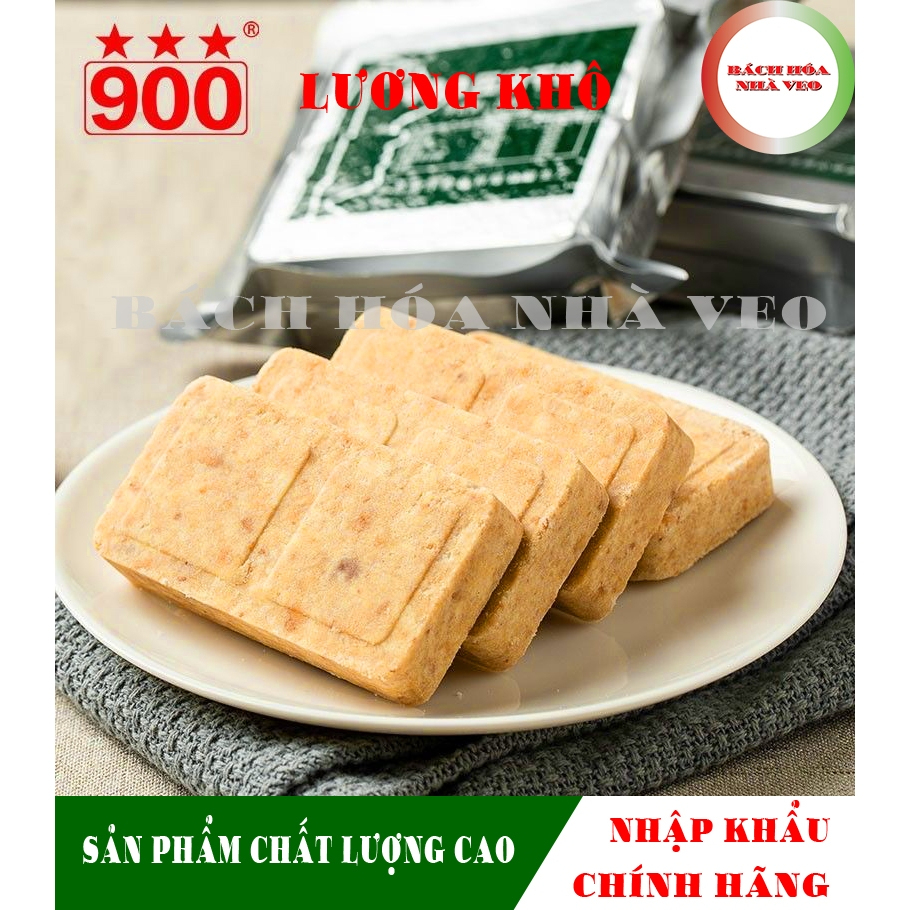 Lương Khô Quân Đội Trung Quốc, Lương Khô 900 Ba Sao, Thùng 4KG, Hàng Chính Hãng