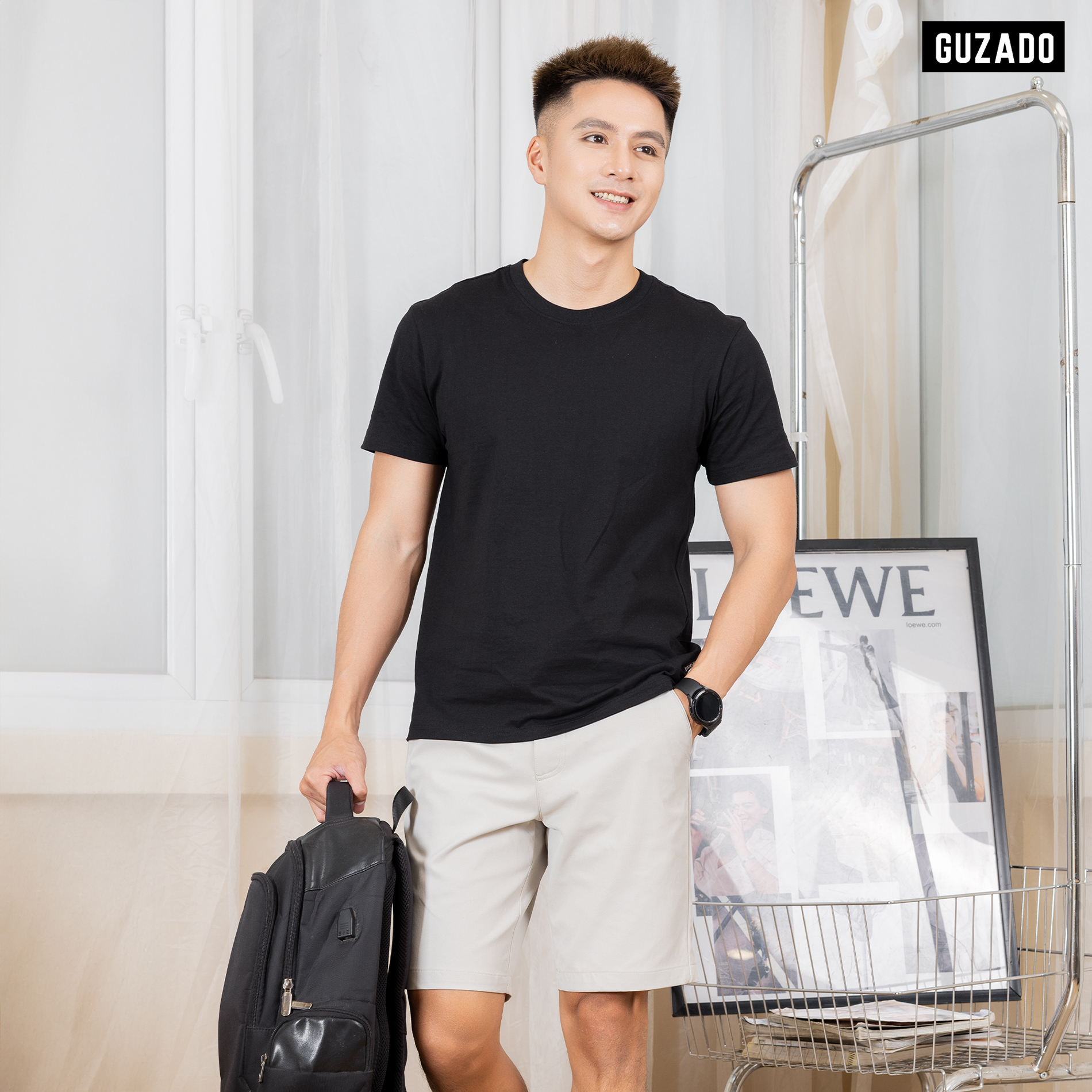 Áo Thun Trơn Thiết Kế Basic Nhiều Màu GTS05 Thương Hiệu GUZADO_thumbnail_7