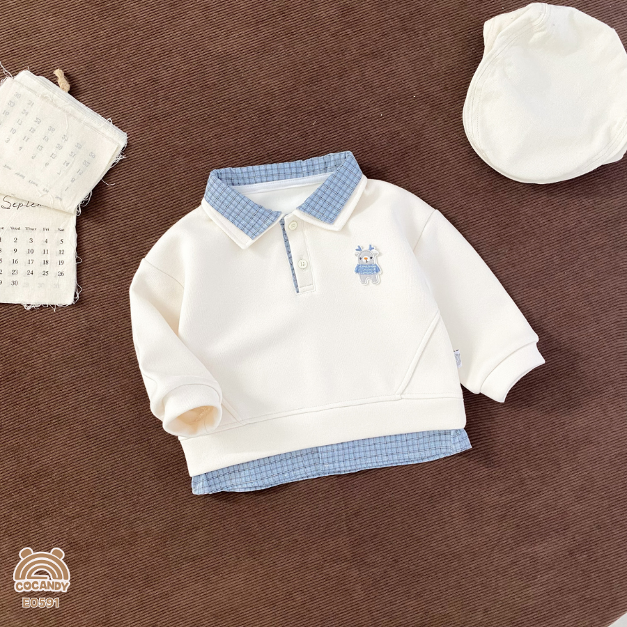 Áo dài TRẮNG phối caro XANH_thumbnail_4