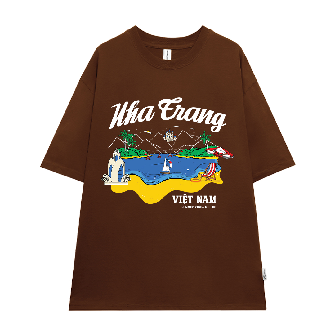Áo thun du lịch Nha Trang ATD1261 Miucho vải cotton thoáng mát in mix_thumbnail_4