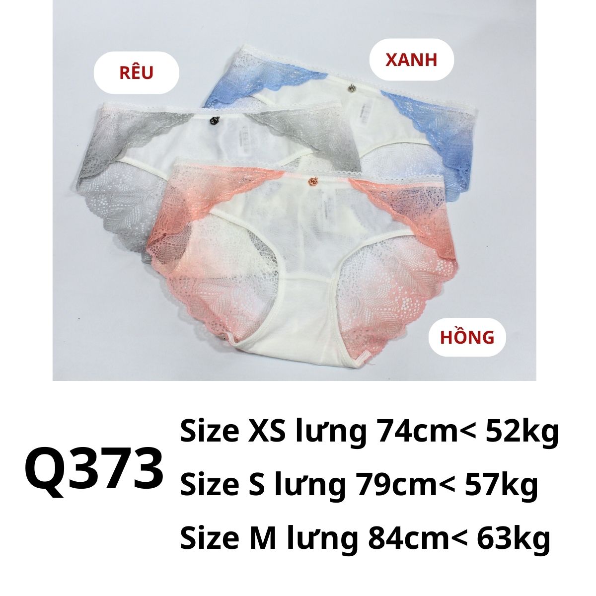 Q373- QUẦN CHIP- REN