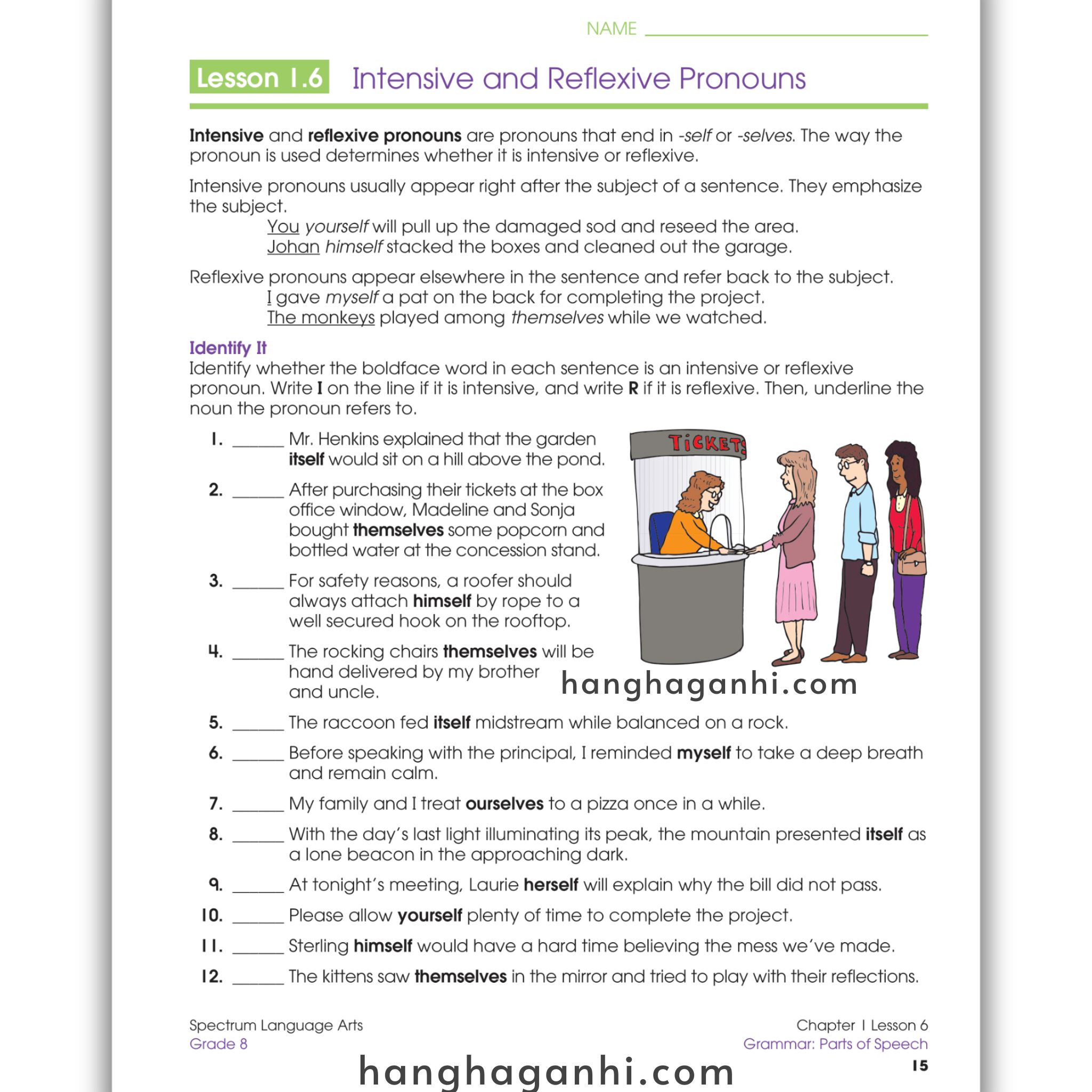 Sách Spectrum Language Arts Workbook Grade 8_thumbnail_10