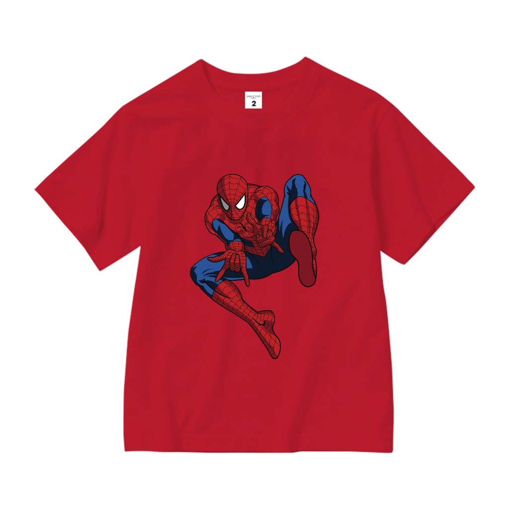 Áo thun SpiderMan bé trai form rộng AED637 Miucho Kid 100% vải cotton thoáng mát basic_thumbnail_6